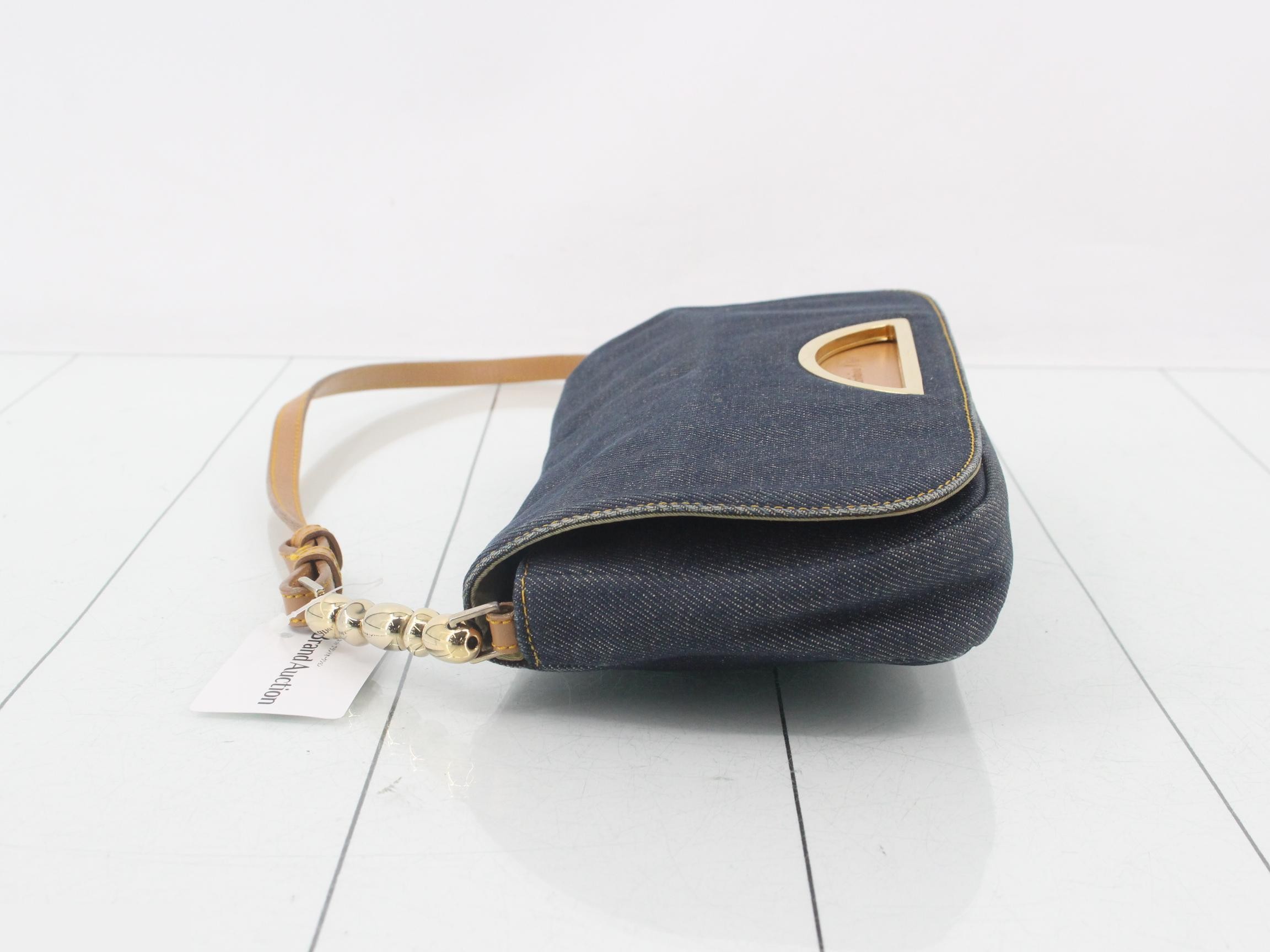 Maris Pearl Denim Shoulder Bag — view 4