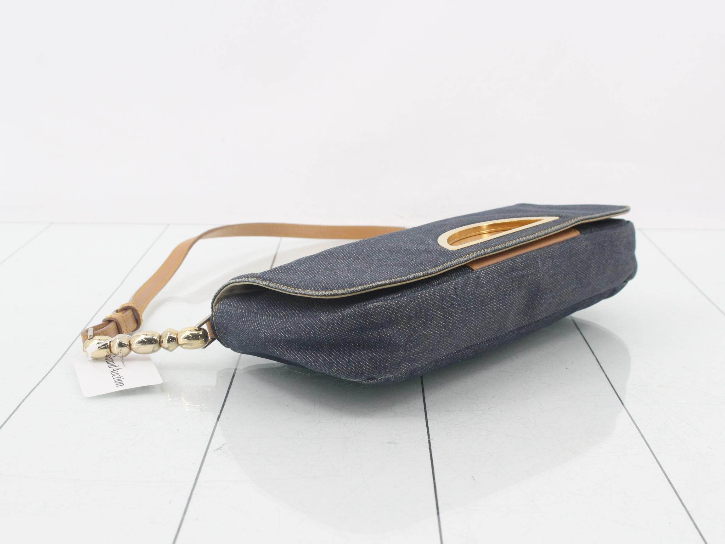 Maris Pearl Denim Shoulder Bag — view 5