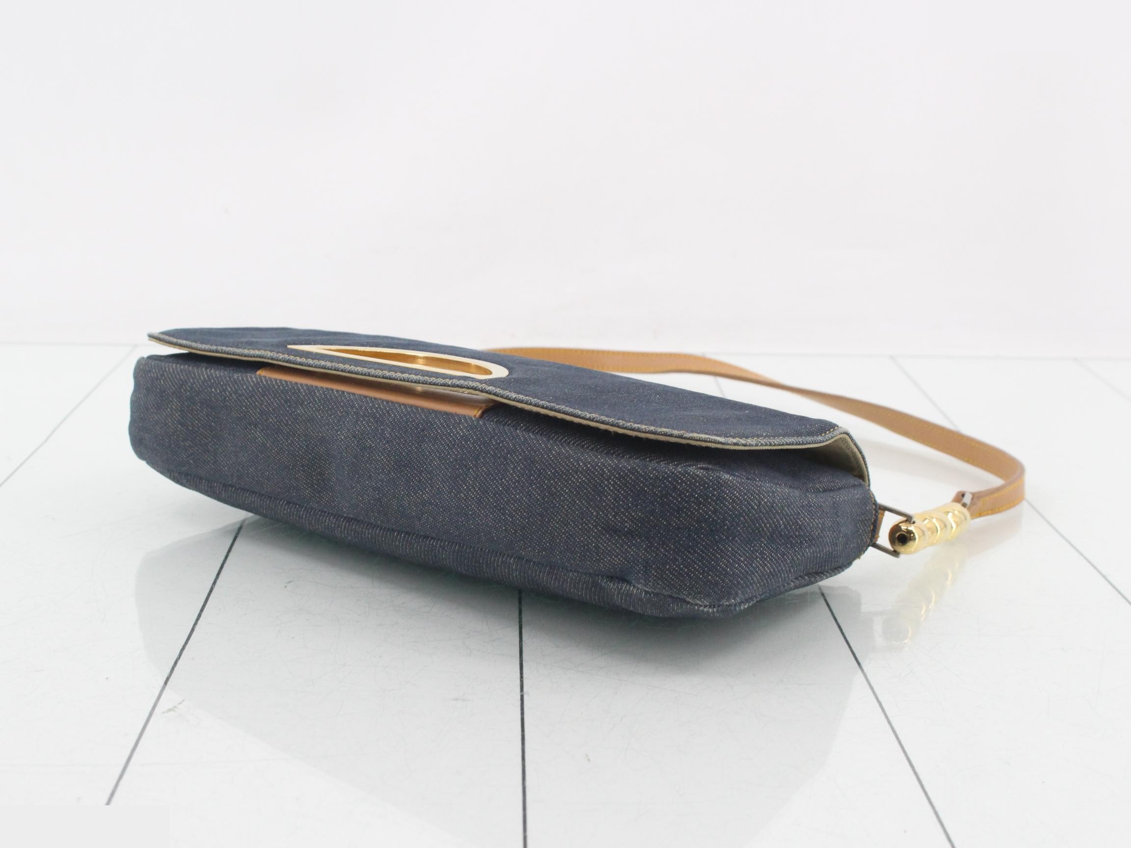 Maris Pearl Denim Shoulder Bag — view 6