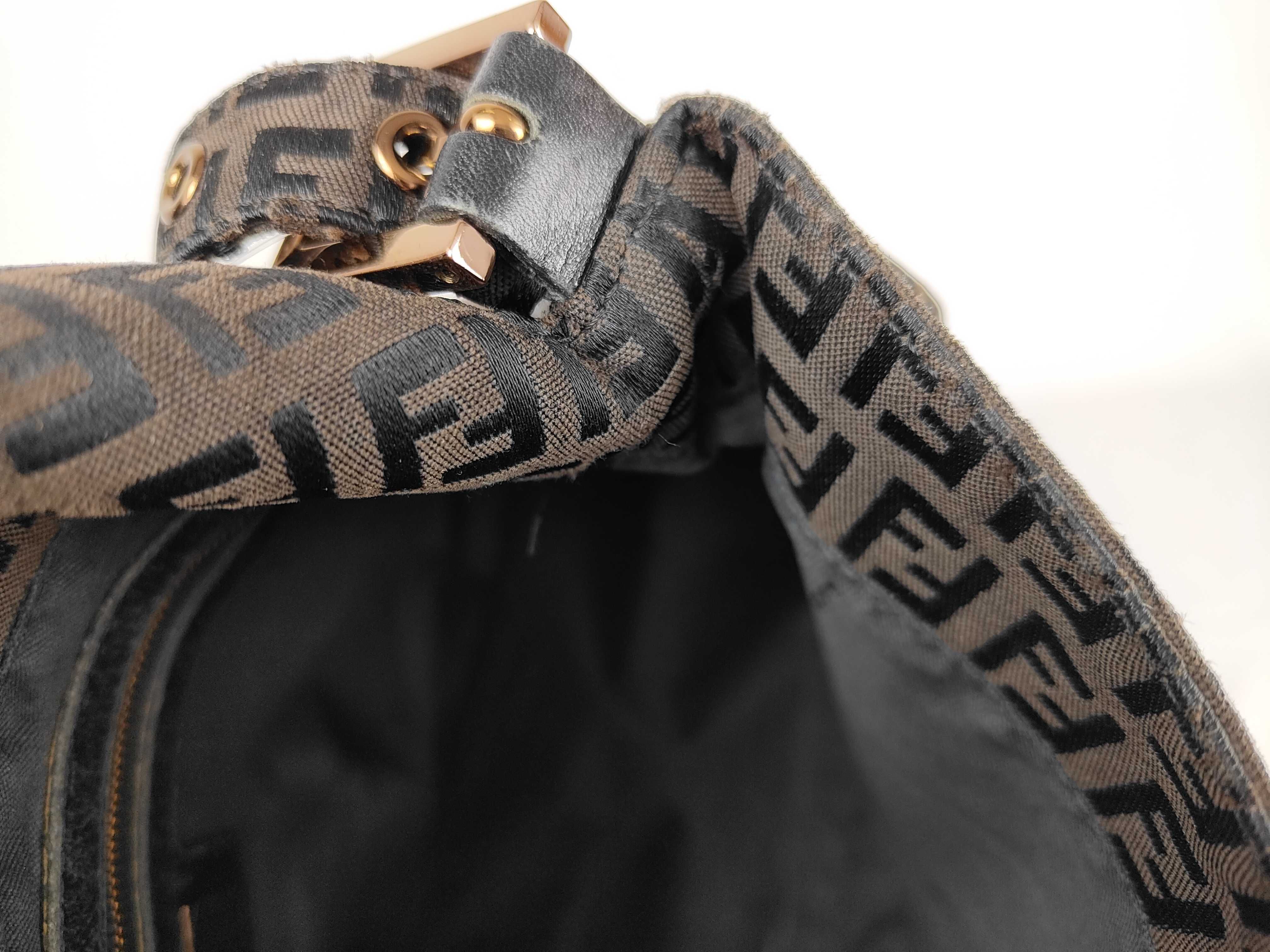Zucca pattern semi-shoulder bag, Mamma hardware, PG hardware, resin missing, handbag. — view 13