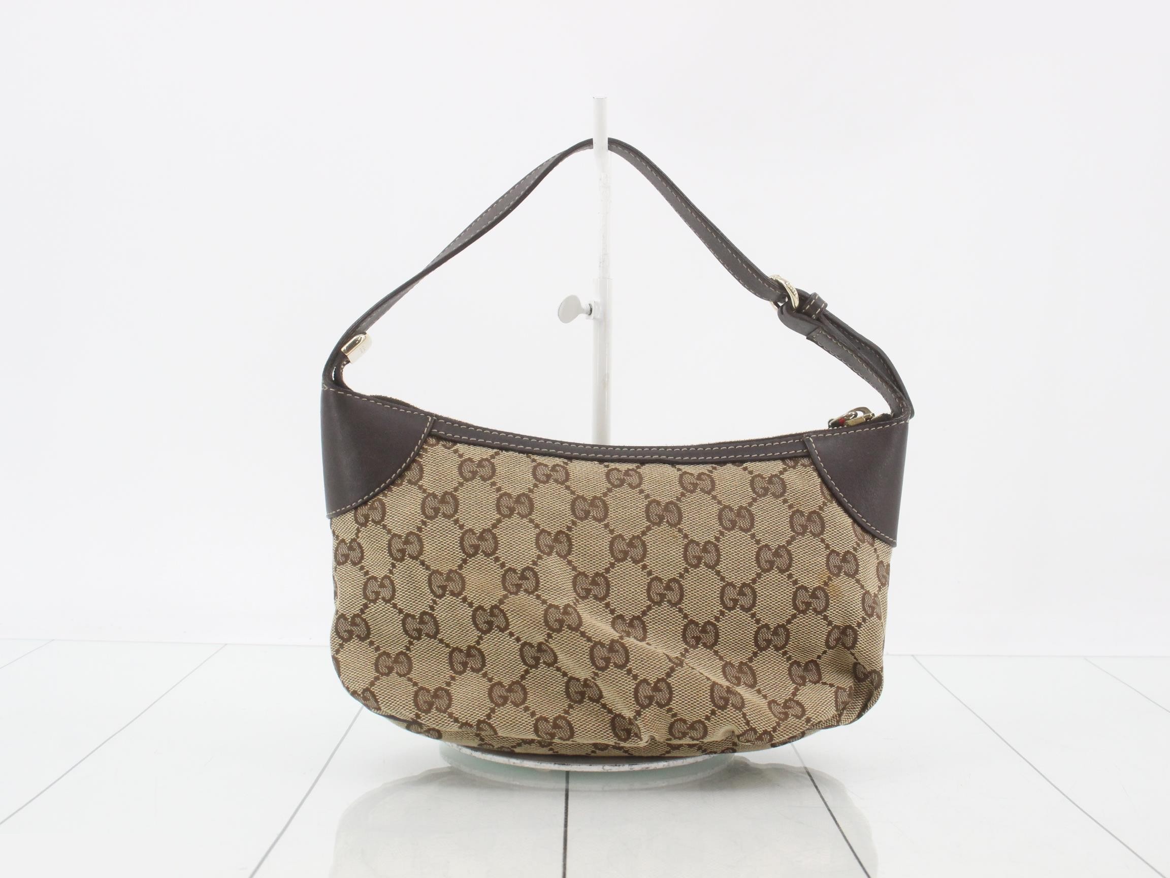 GG Canvas Leather Sherry Line One-Shoulder Bag — view 2