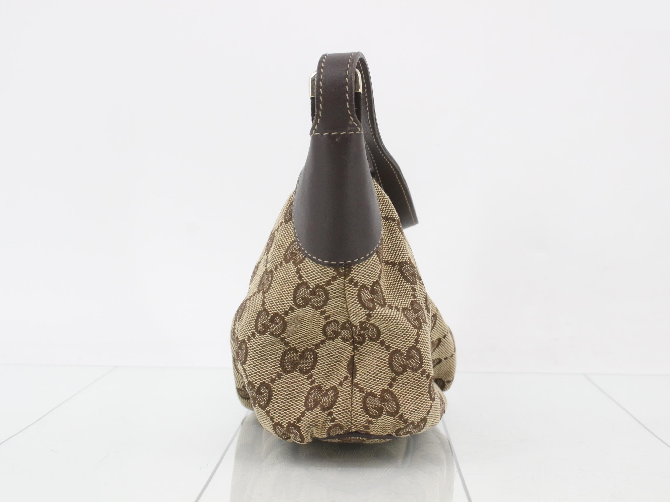 GG Canvas Leather Sherry Line One-Shoulder Bag — view 3