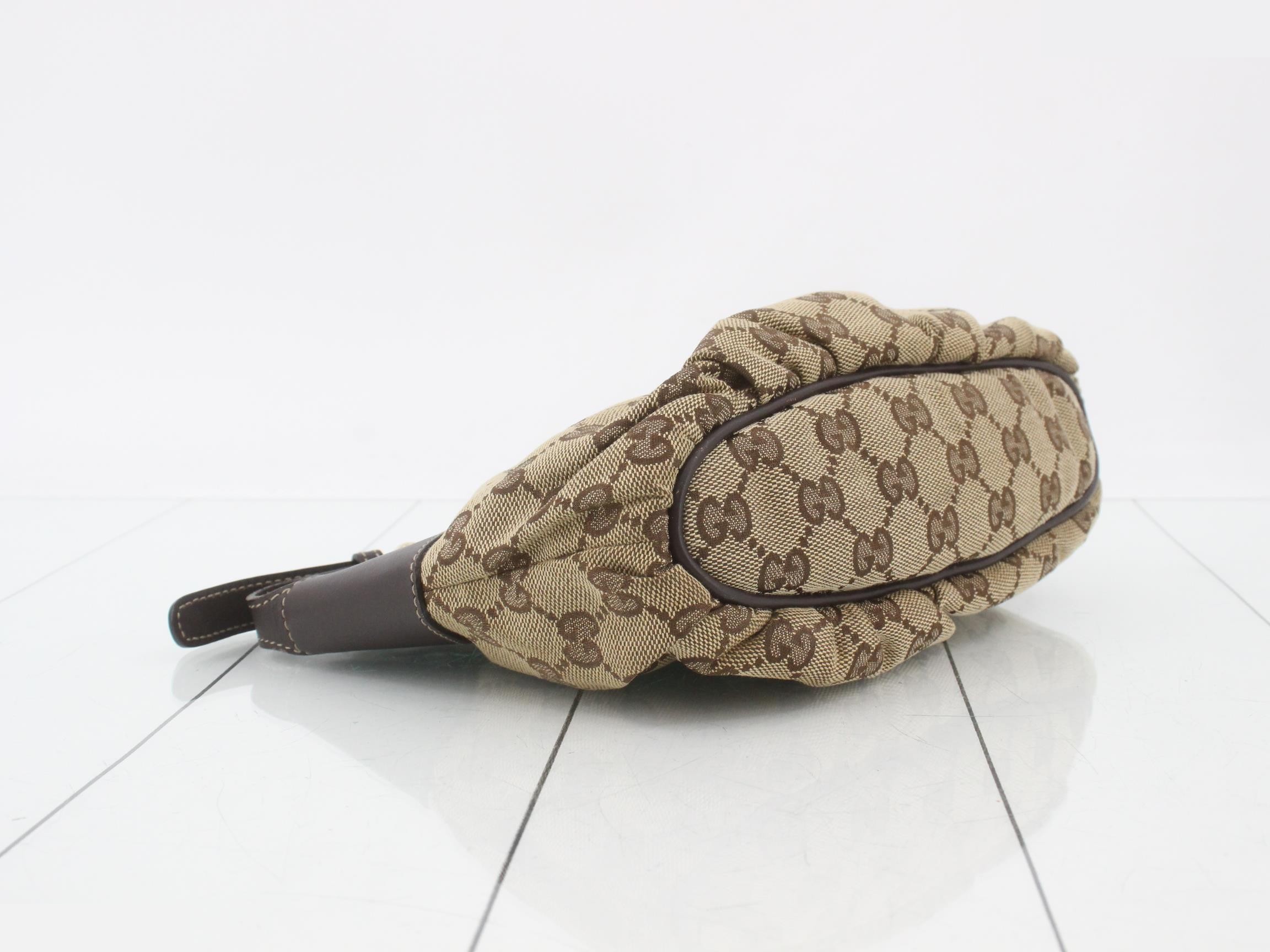 GG Canvas Leather Sherry Line One-Shoulder Bag — view 5