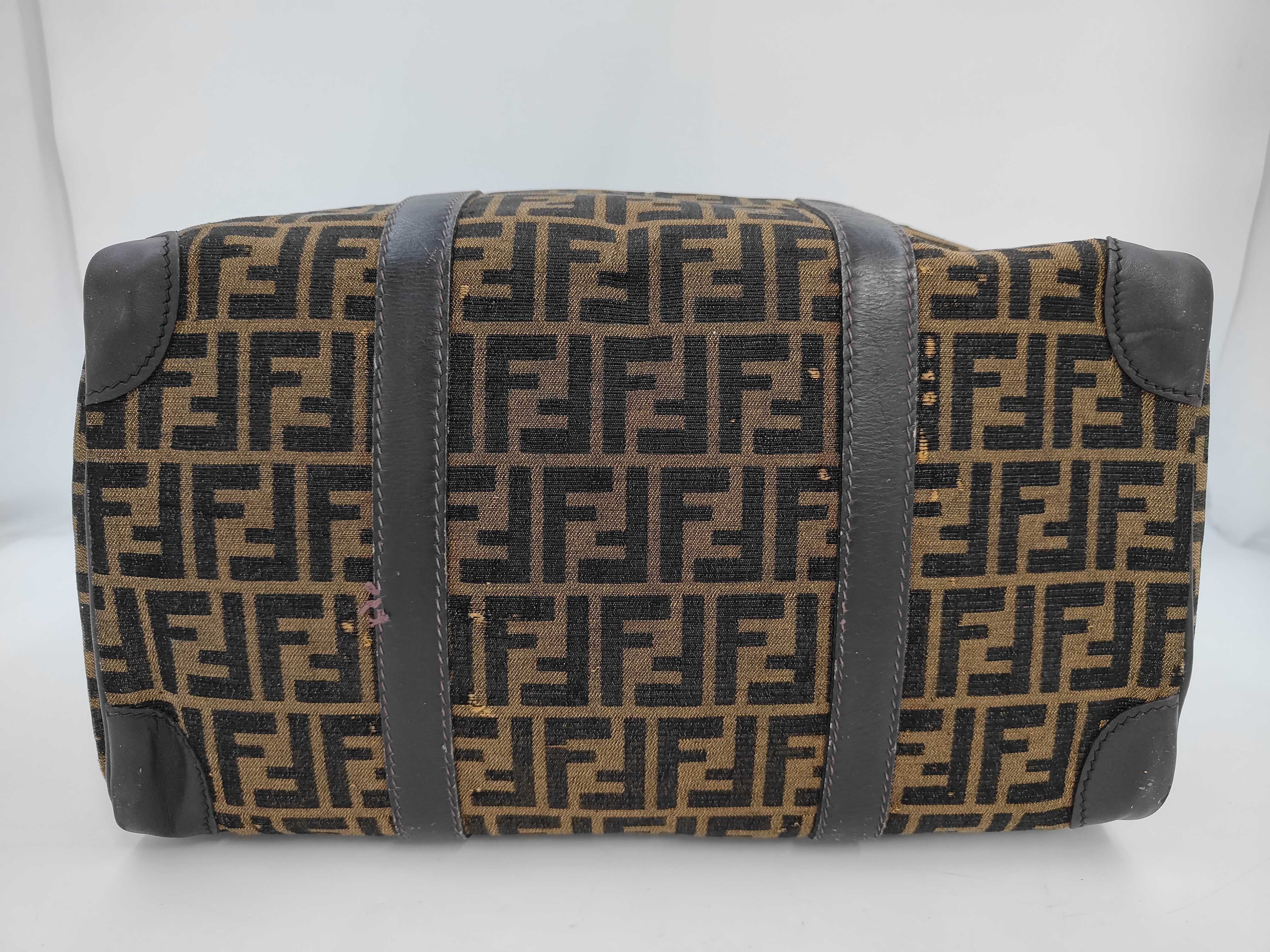 Boston bag, Zucca pattern canvas handbag — view 6