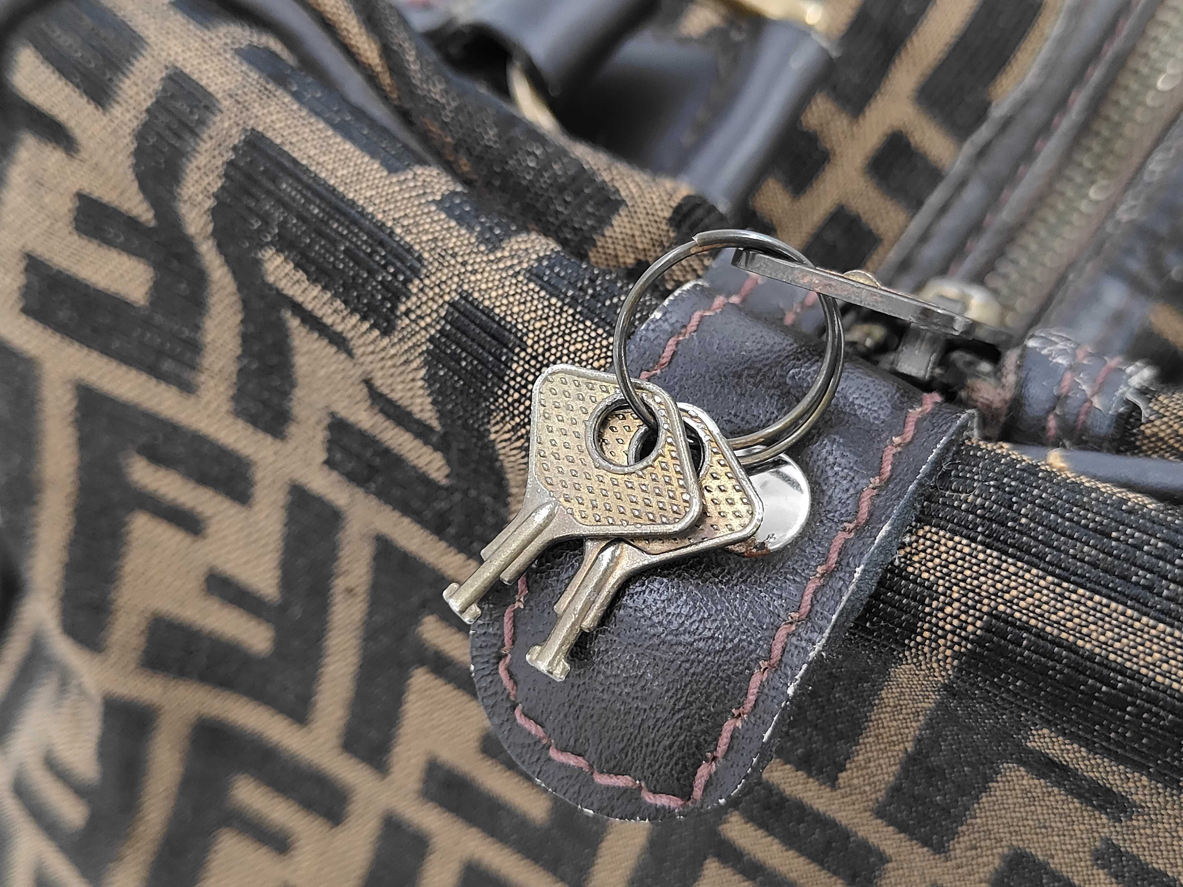Boston bag, Zucca pattern canvas handbag — view 8