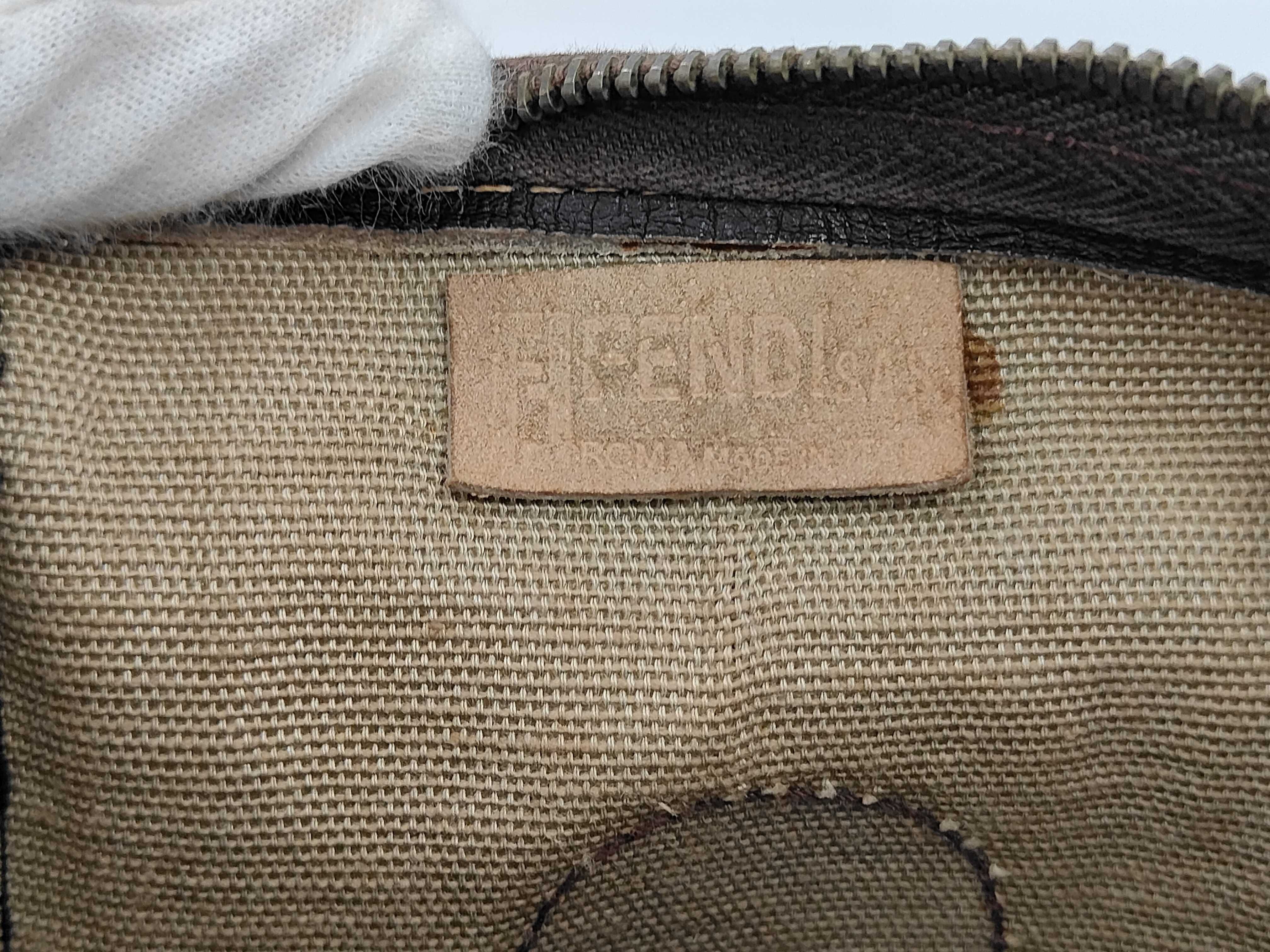 Boston bag, Zucca pattern canvas handbag — view 10