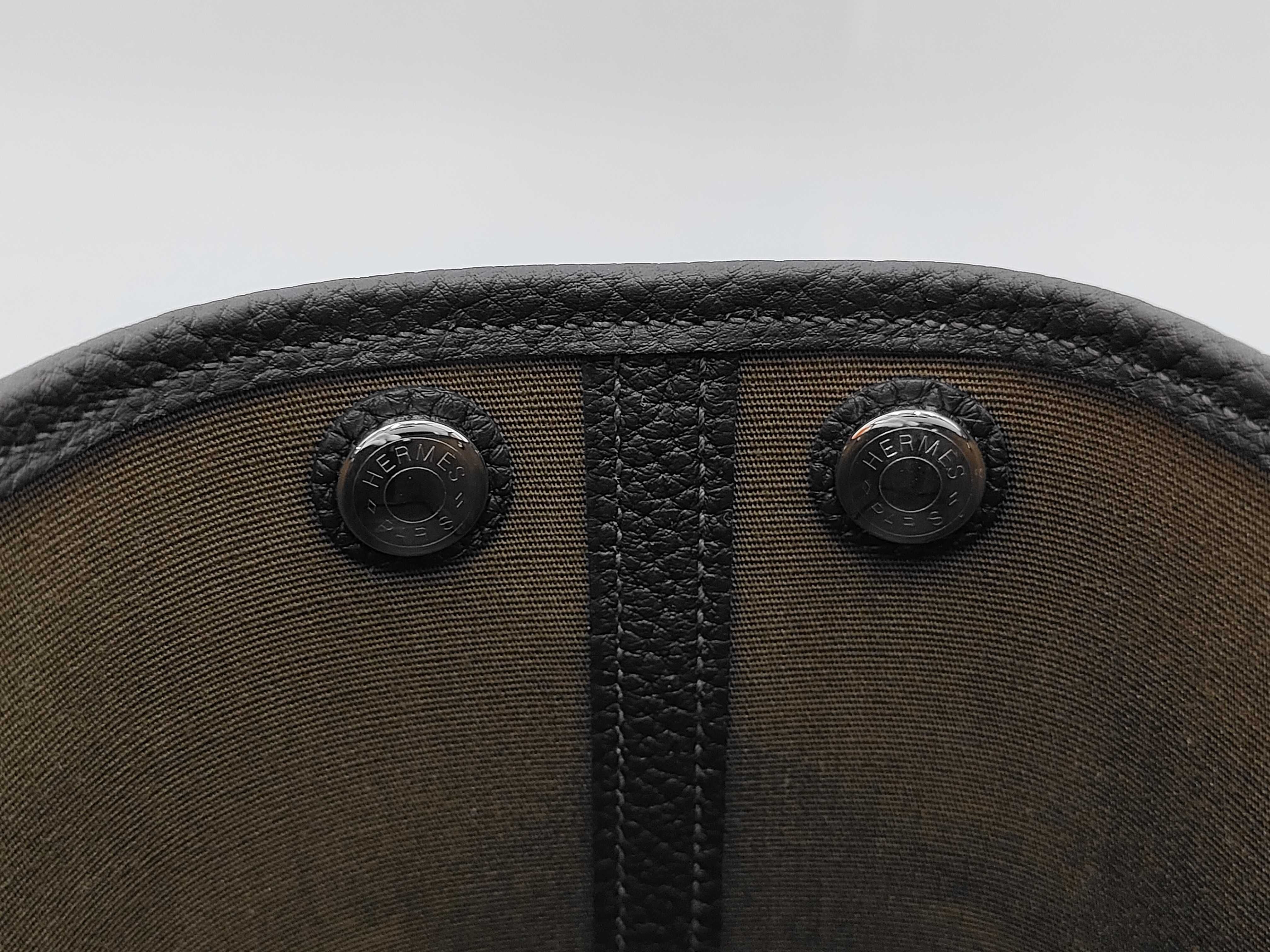 Neo Garden 23 Toile Officier Olive Black G Stamp Handbag — view 9
