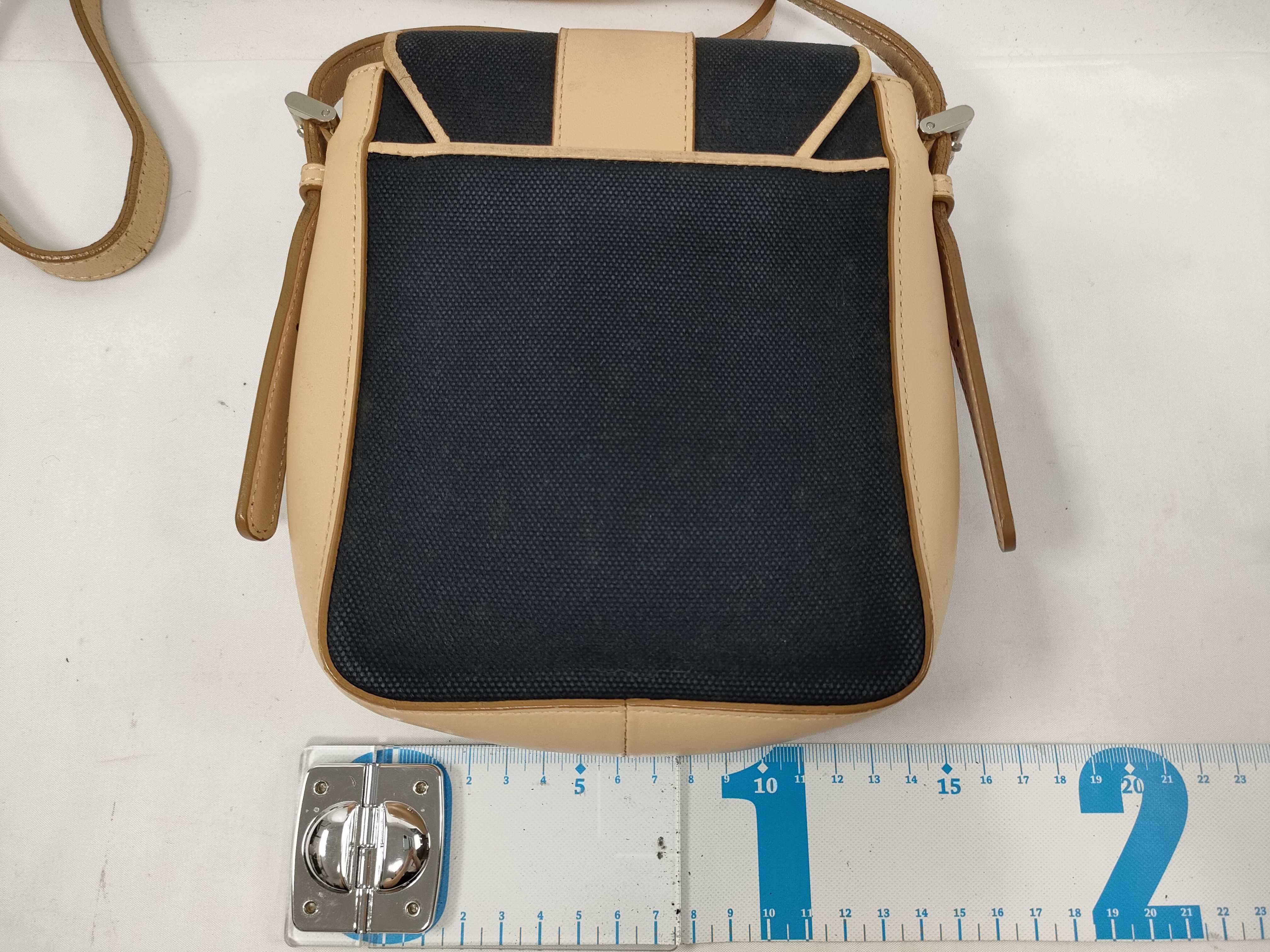 Shoulder Bag, Canvas, Navy — view 2