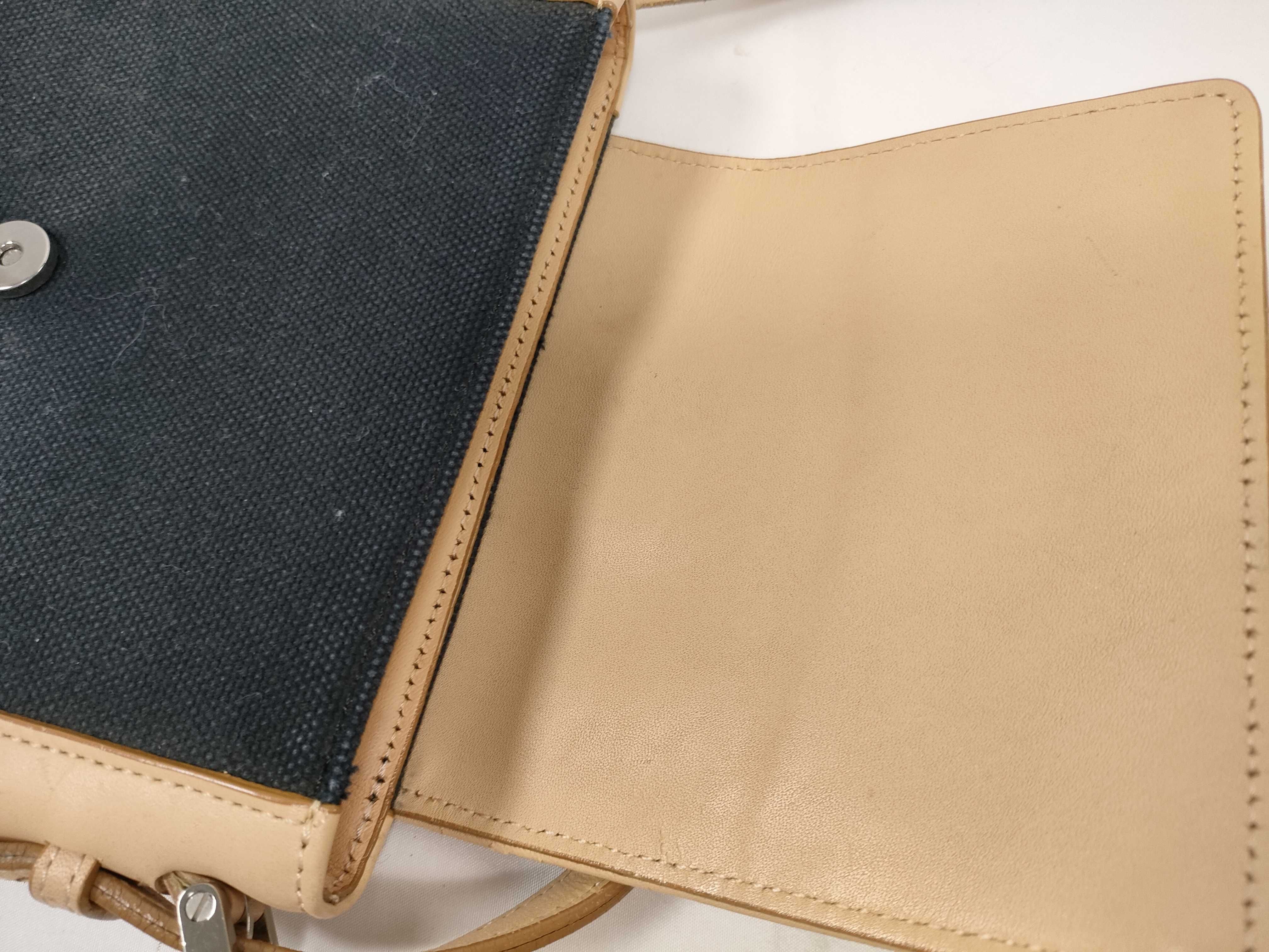 Shoulder Bag, Canvas, Navy — view 8