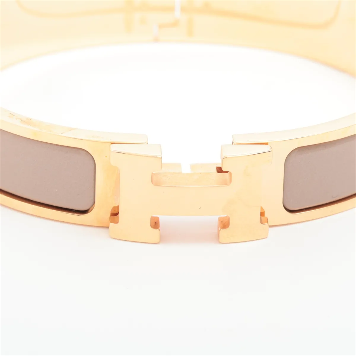 Click H Bangle Fan FI1202 Bracelet GP Gold — view 3