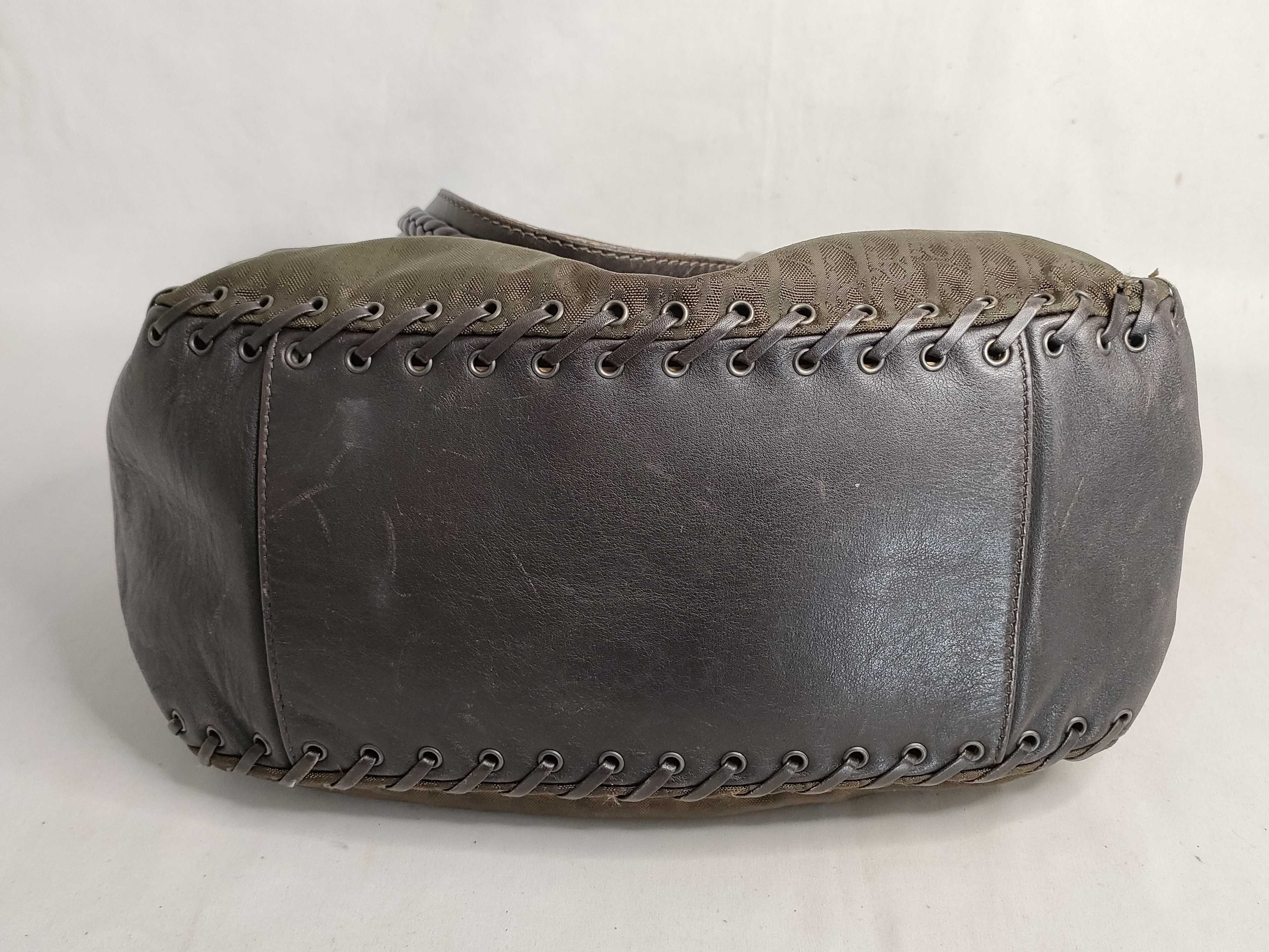 Trotter Christian Dior Trotter Handbag Khaki Brown Handbag — view 7