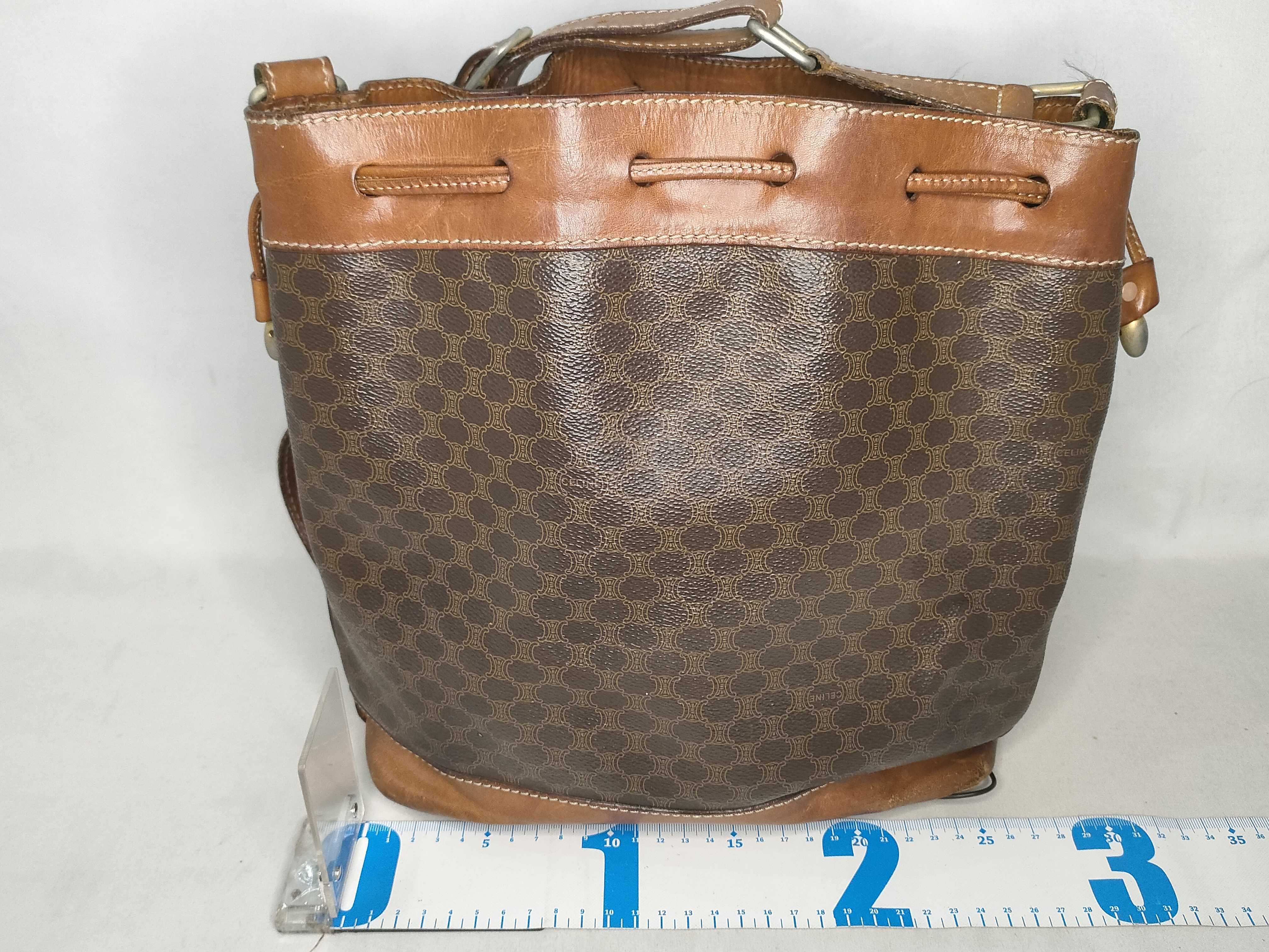 M11 Macadam Pattern Drawstring Shoulder Bag — view 2