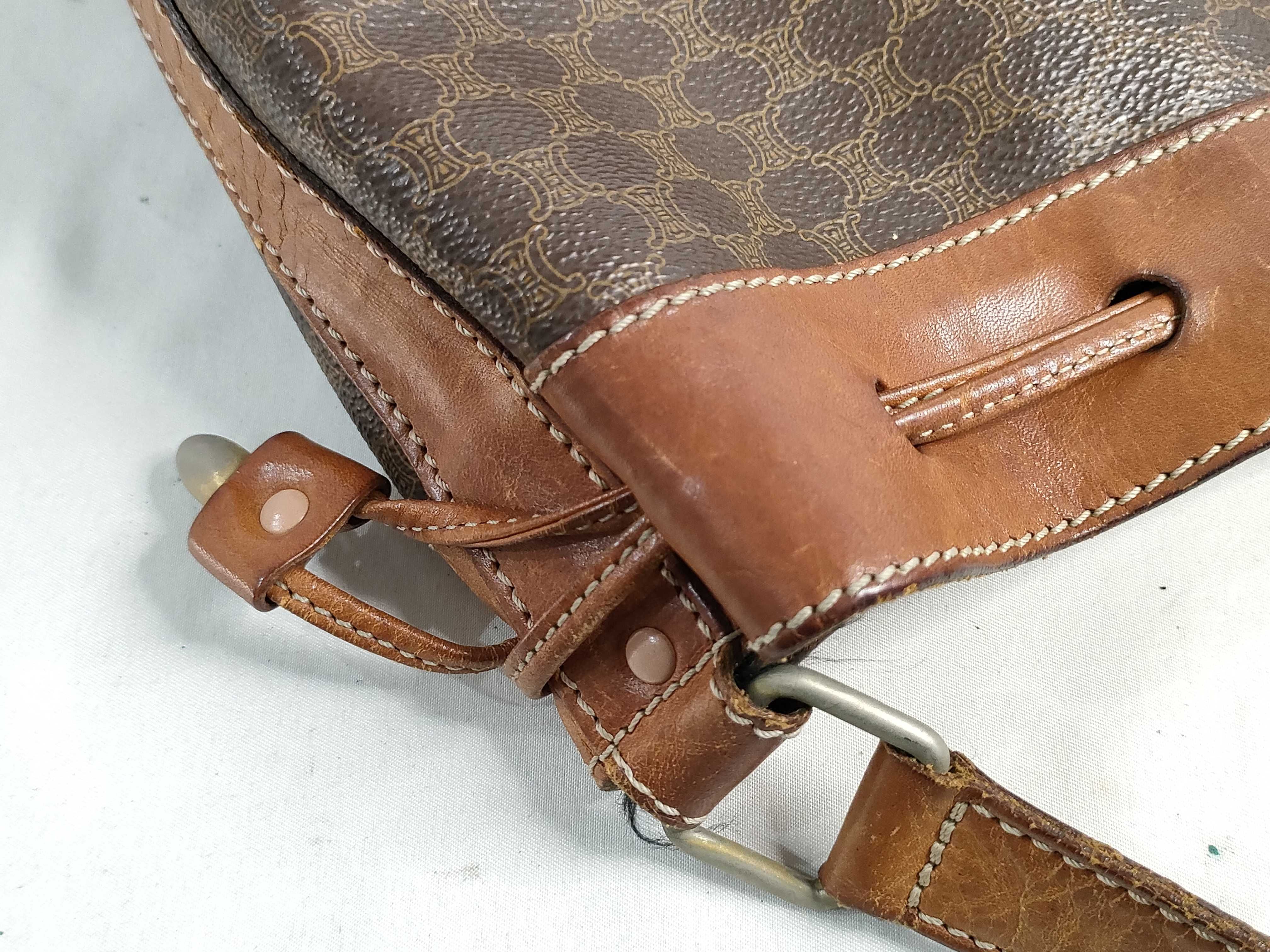 M11 Macadam Pattern Drawstring Shoulder Bag — view 14