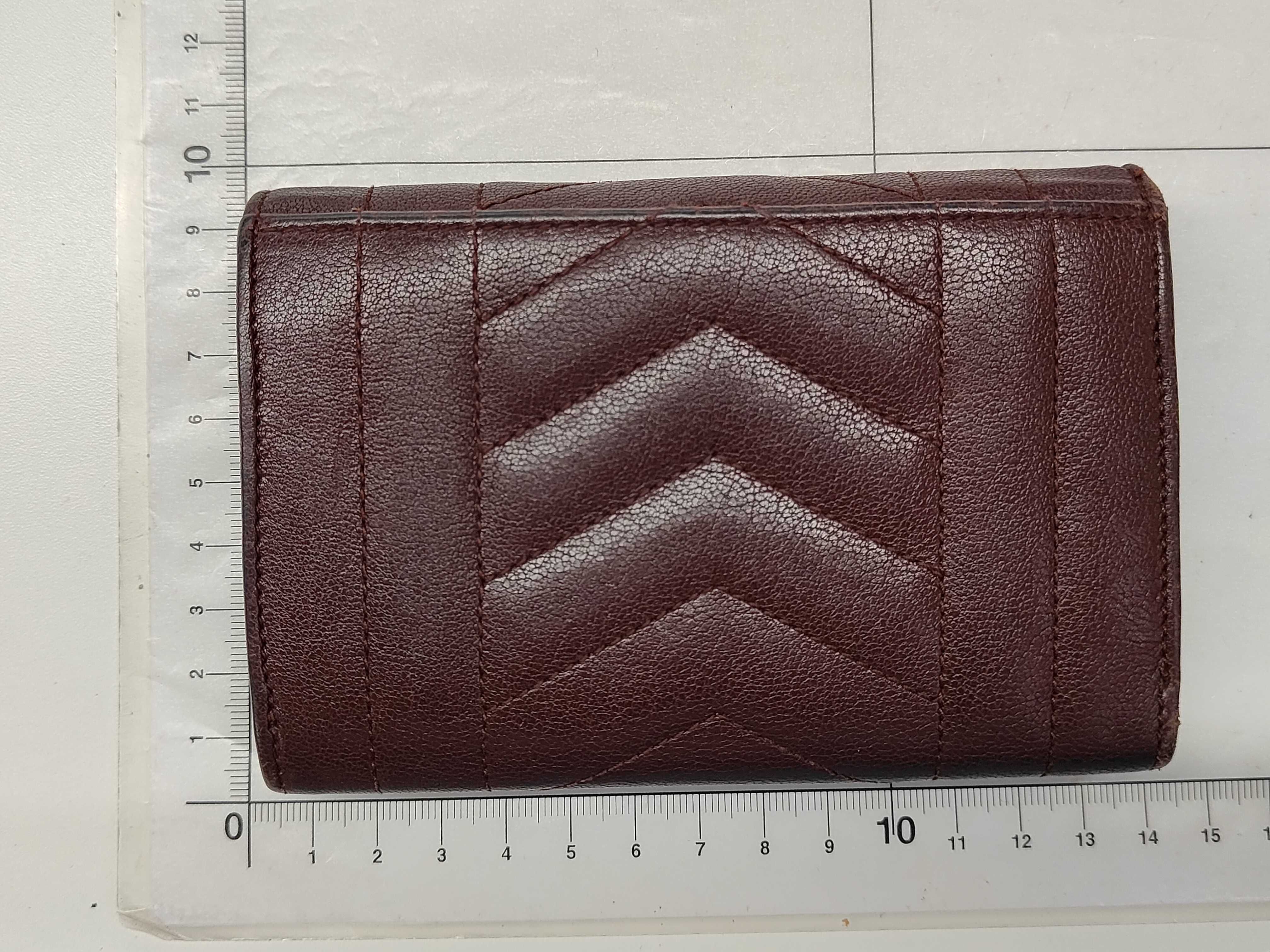 V stitch card case wallet — view 2