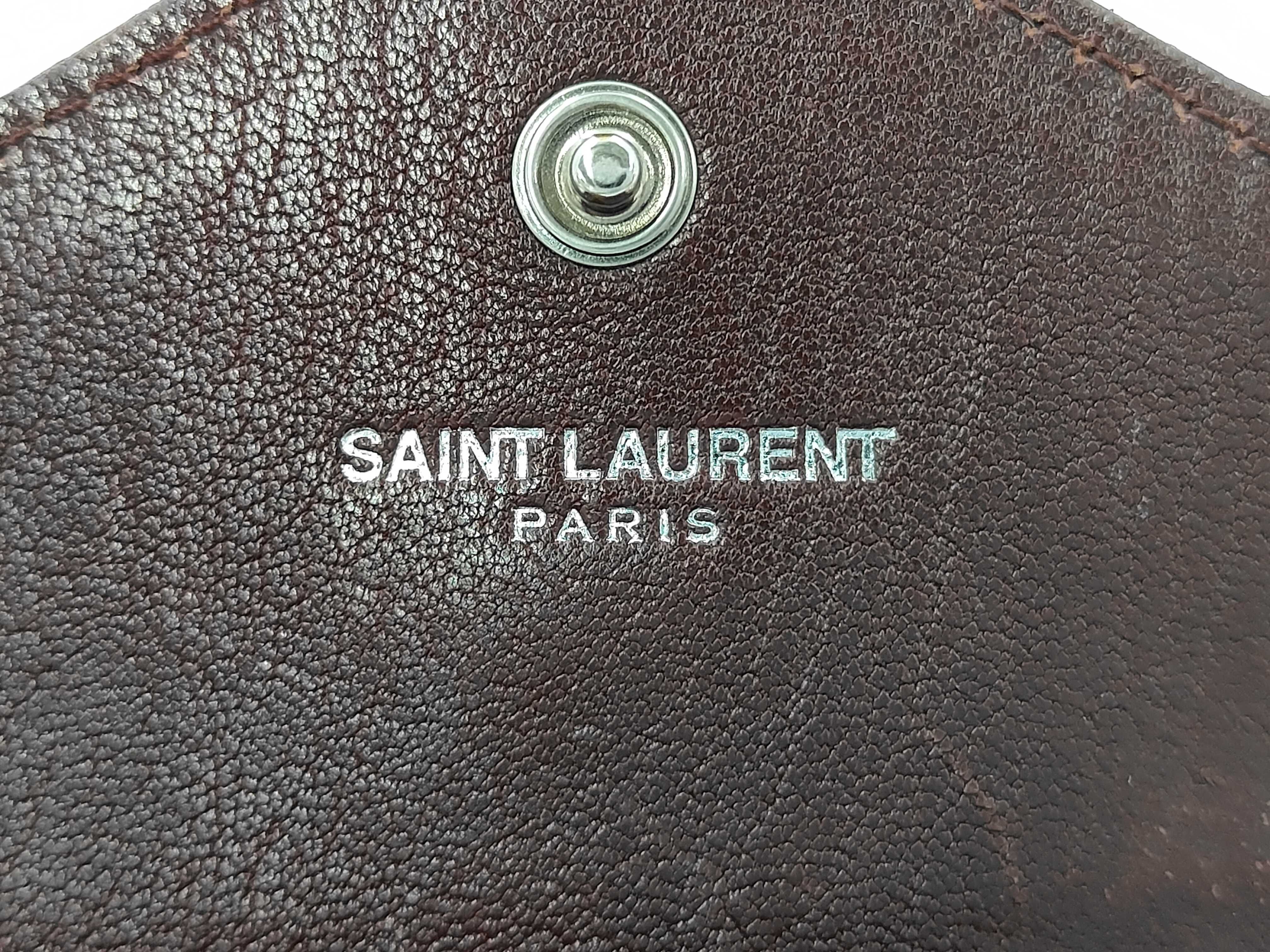 V stitch card case wallet — view 6
