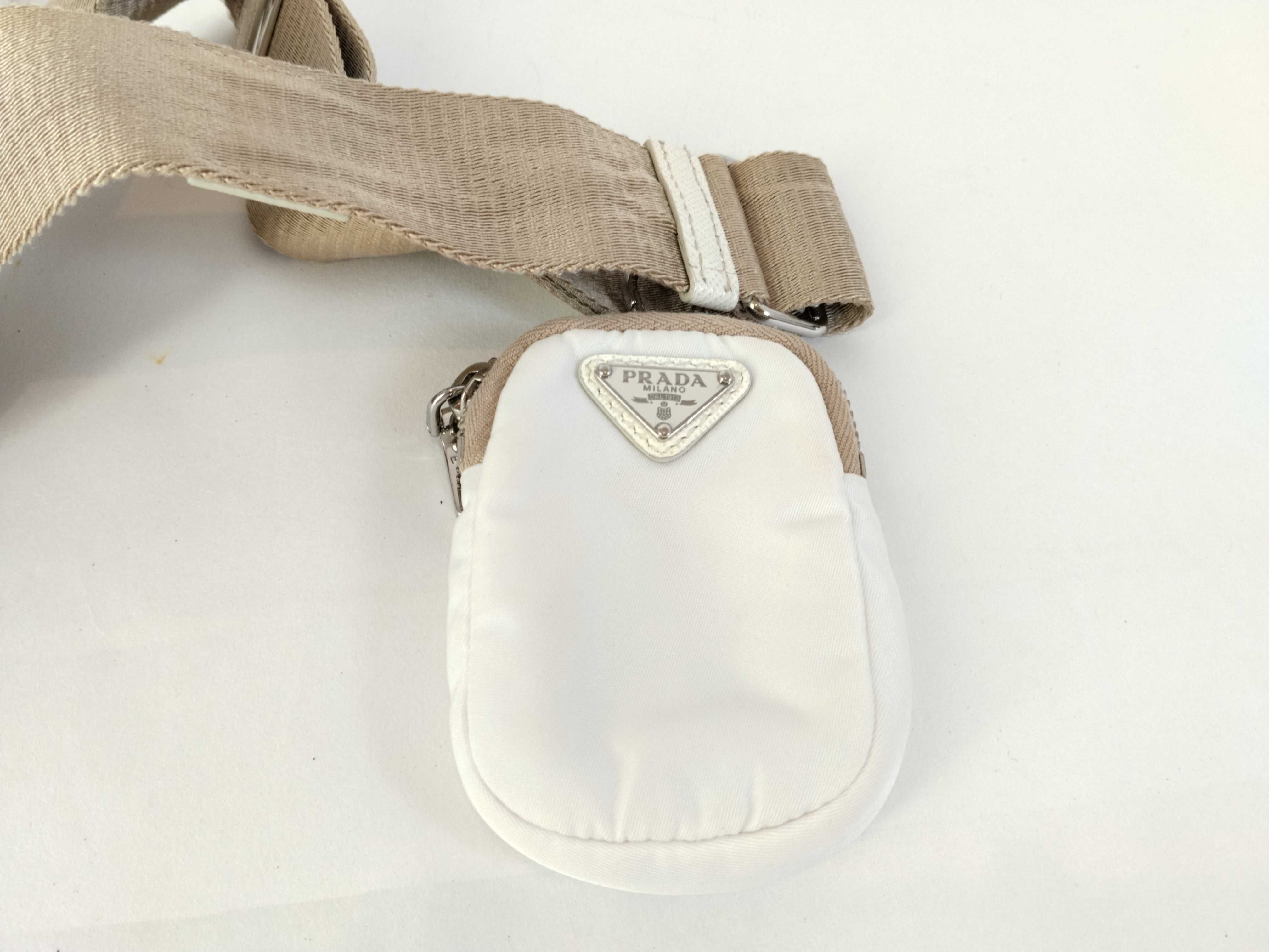 Body Bag, White Nylon Shoulder Bag — view 13