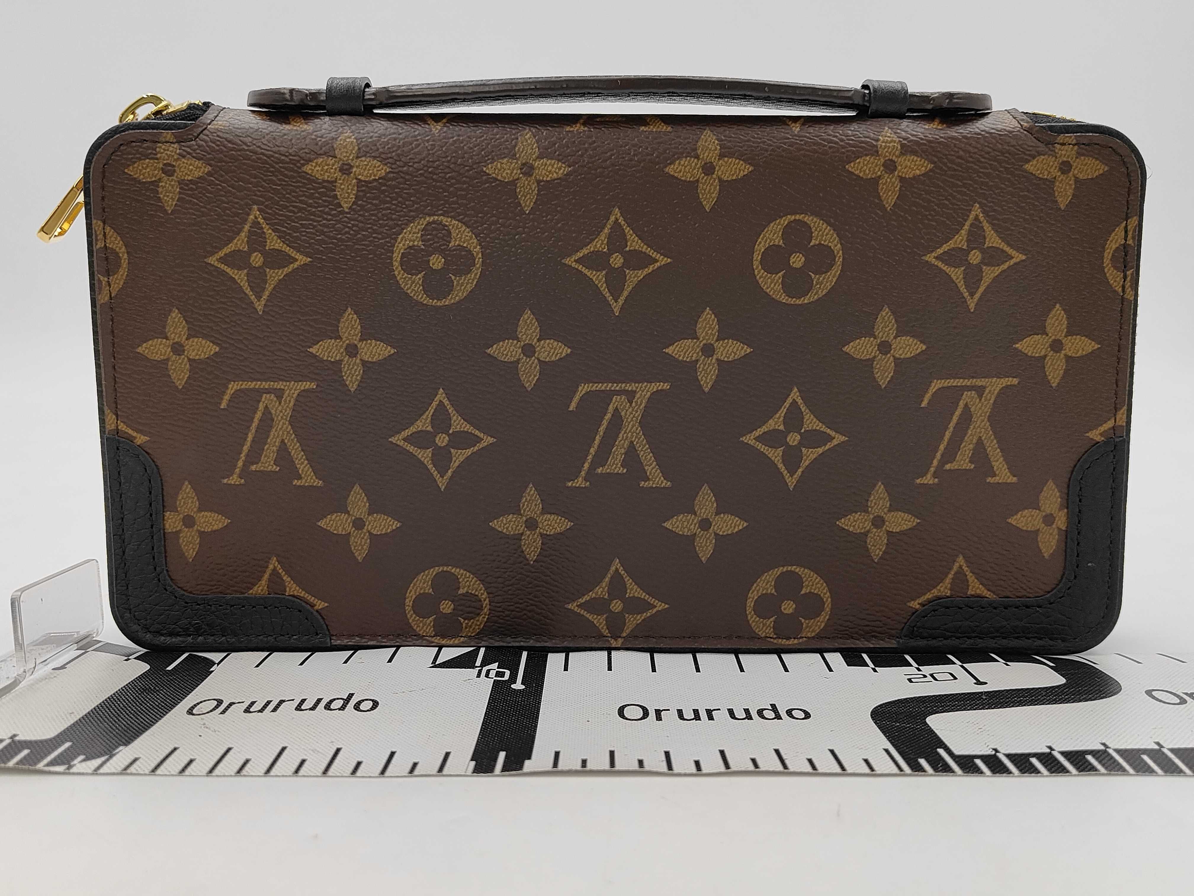 Monogram Eclipse Zippy XL Long Wallet Travel Case Wallet — view 2