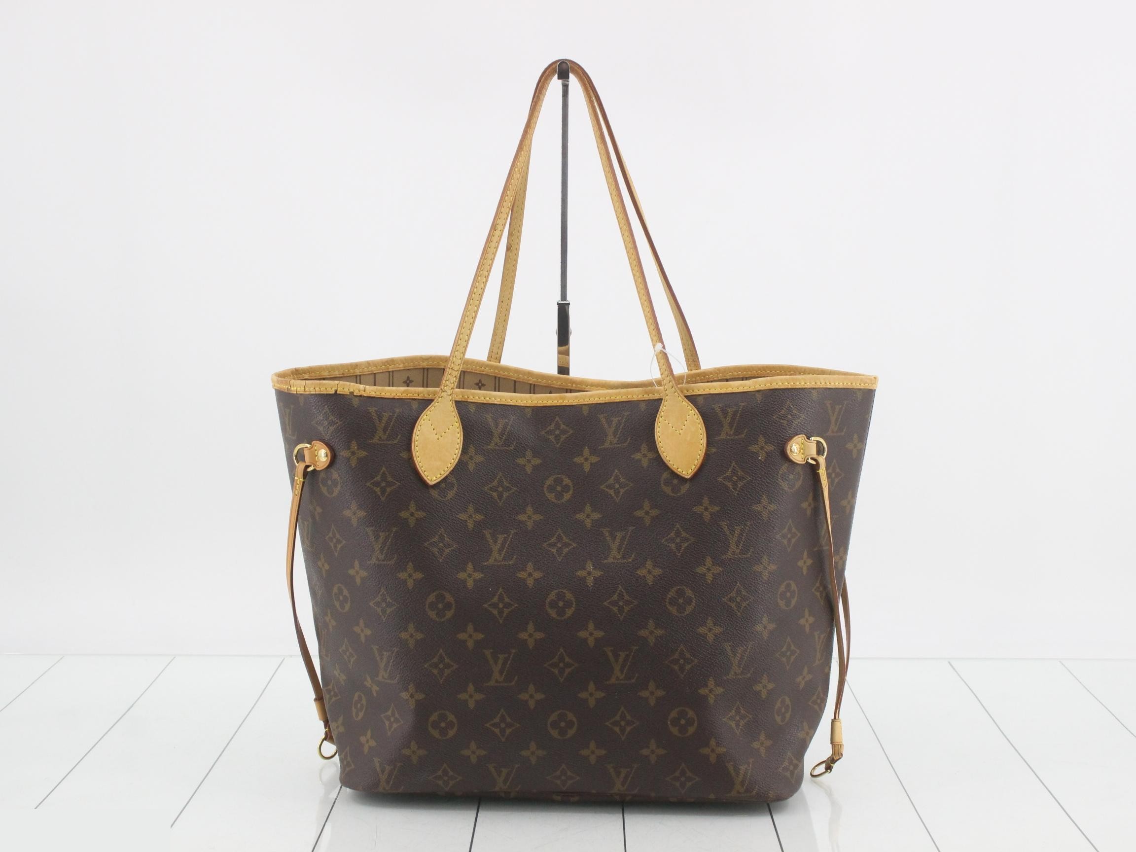 Neverfull MM Monogram Brown Tote Bag — view 2