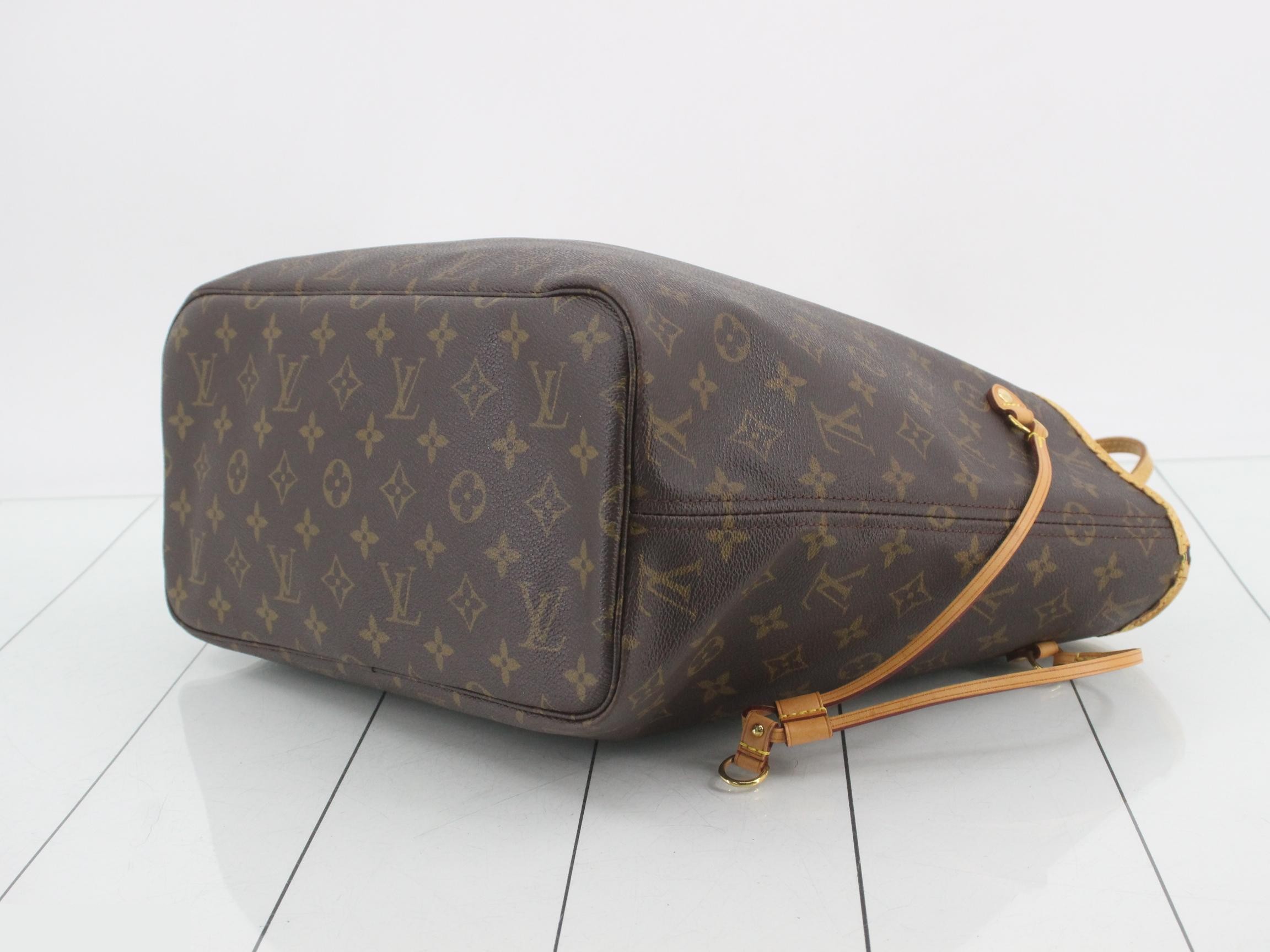 Neverfull MM Monogram Brown Tote Bag — view 6
