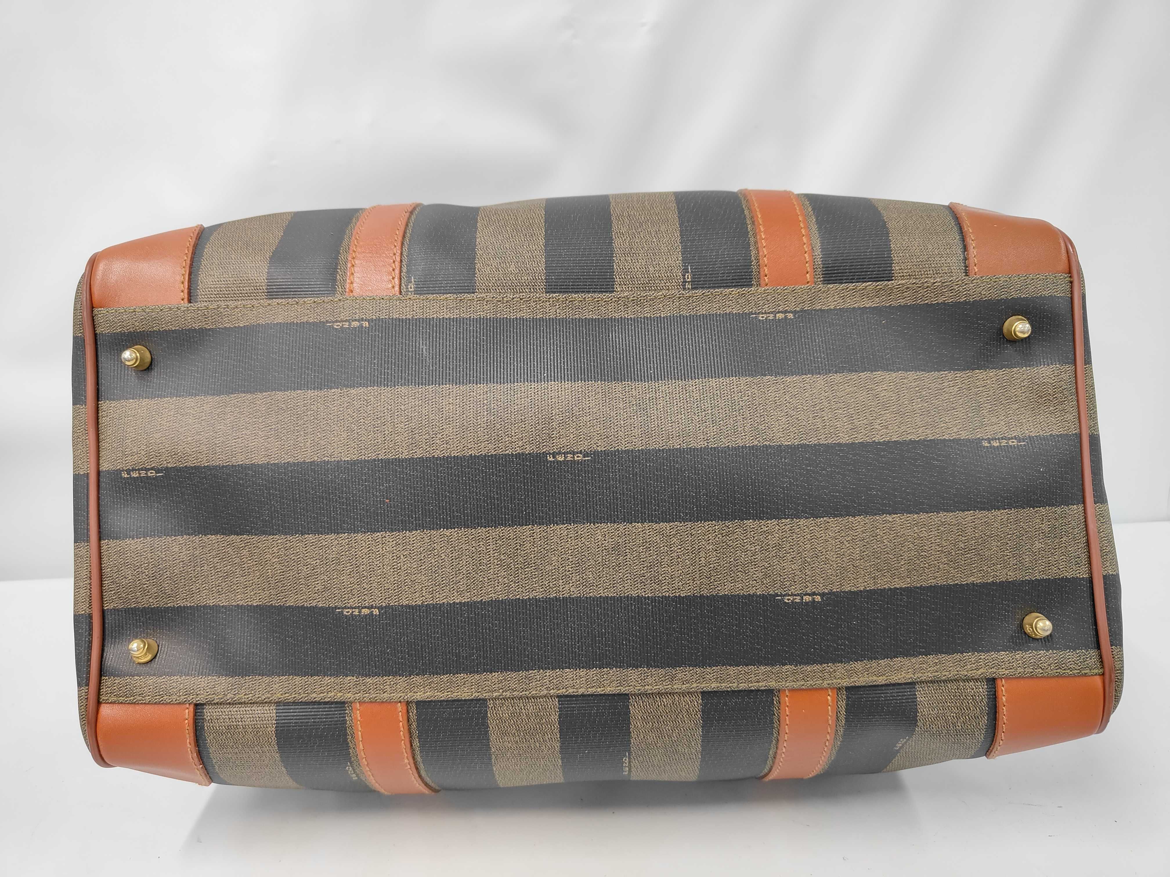 Pecan Stripe 2-Way Boston Bag — view 3