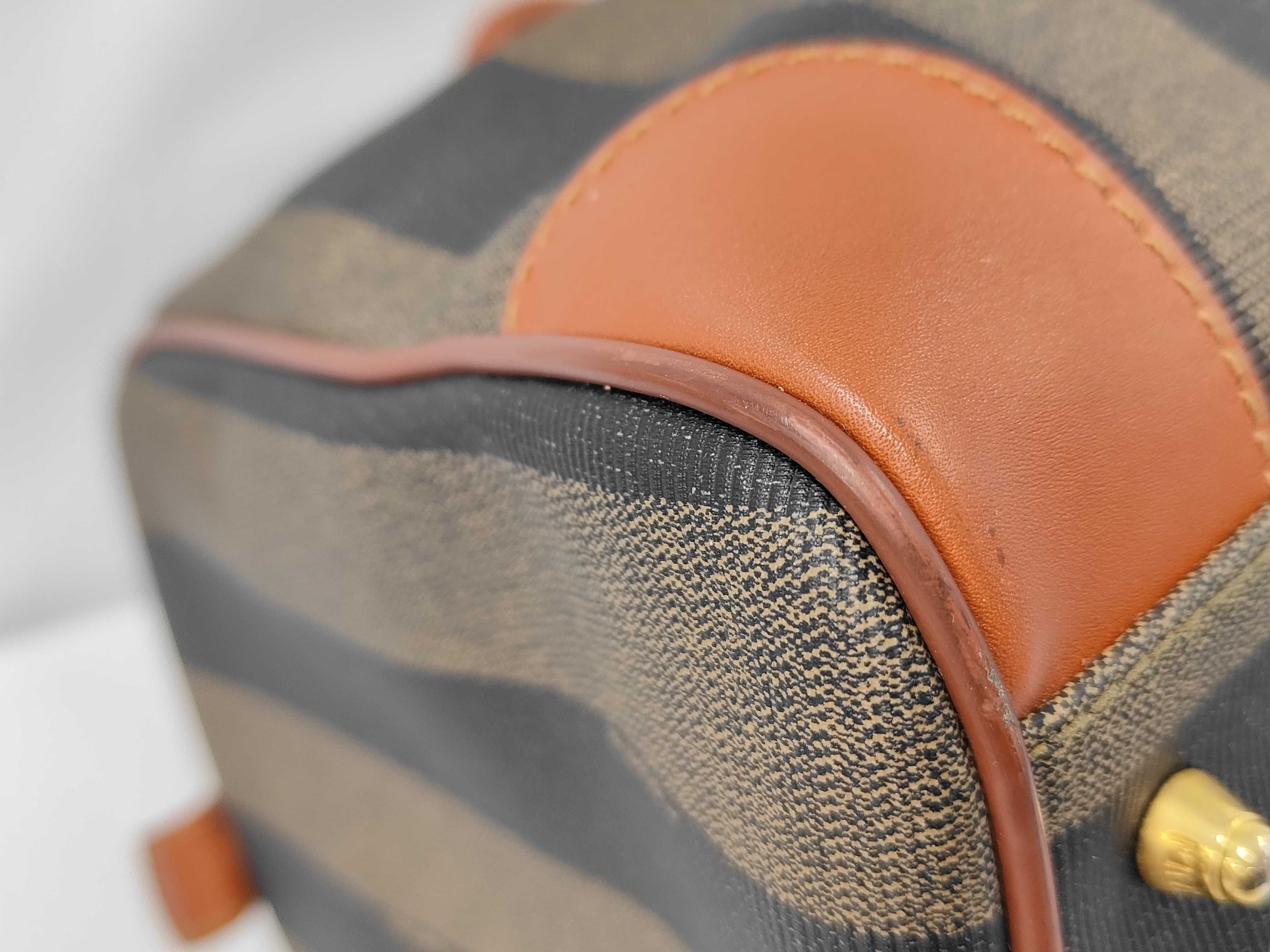 Pecan Stripe 2-Way Boston Bag — view 4