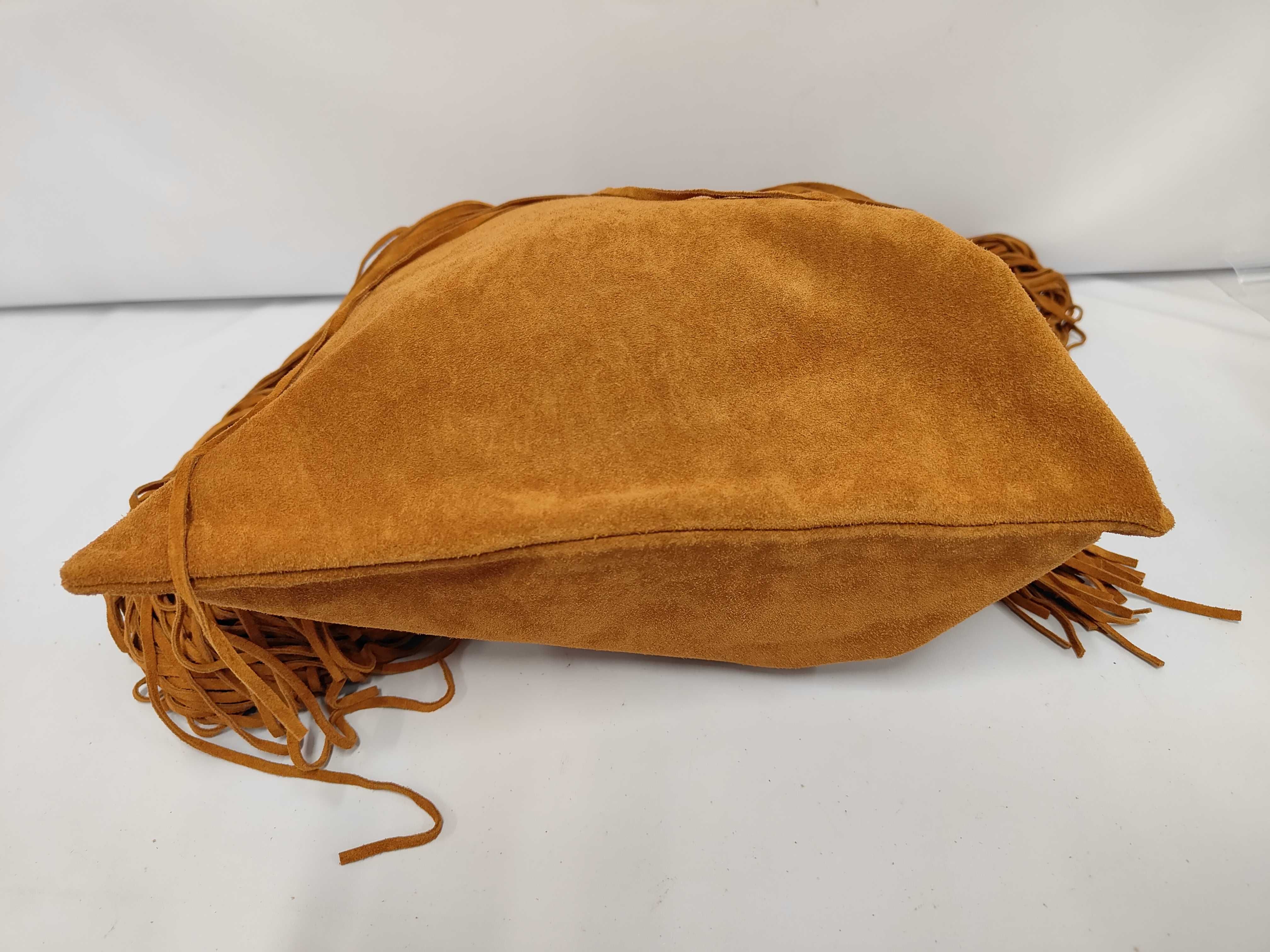suede fringe chain shoulder bag. — view 4