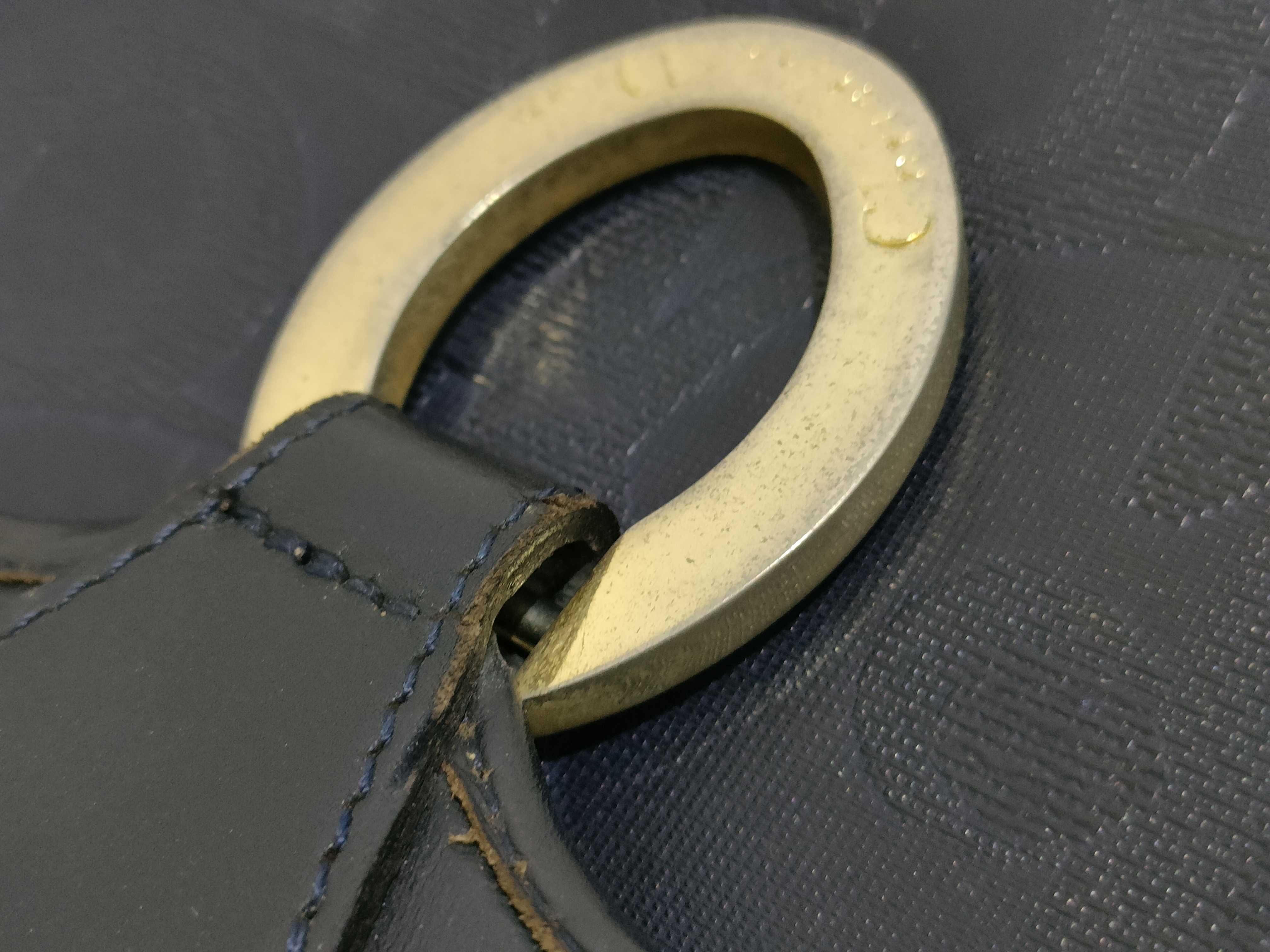 Trotter Christian Dior Trotter Second Bag Leather Navy Second Bag — view 13