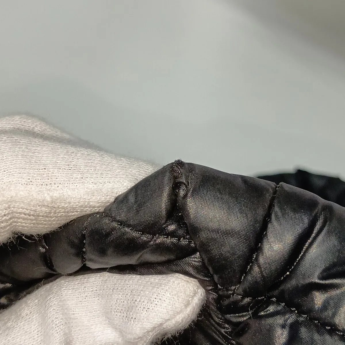 Coco Cocoon Nylon x Leather Handbag, Black with Silver Hardware, 15210060 (Serial Number 15) — view 14