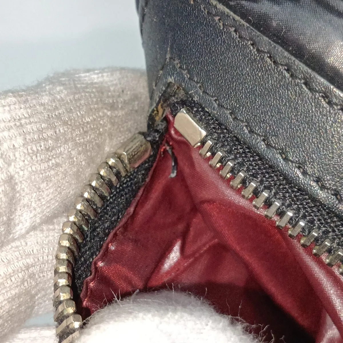 Coco Cocoon Nylon x Leather Handbag, Black with Silver Hardware, 15210060 (Serial Number 15) — view 15