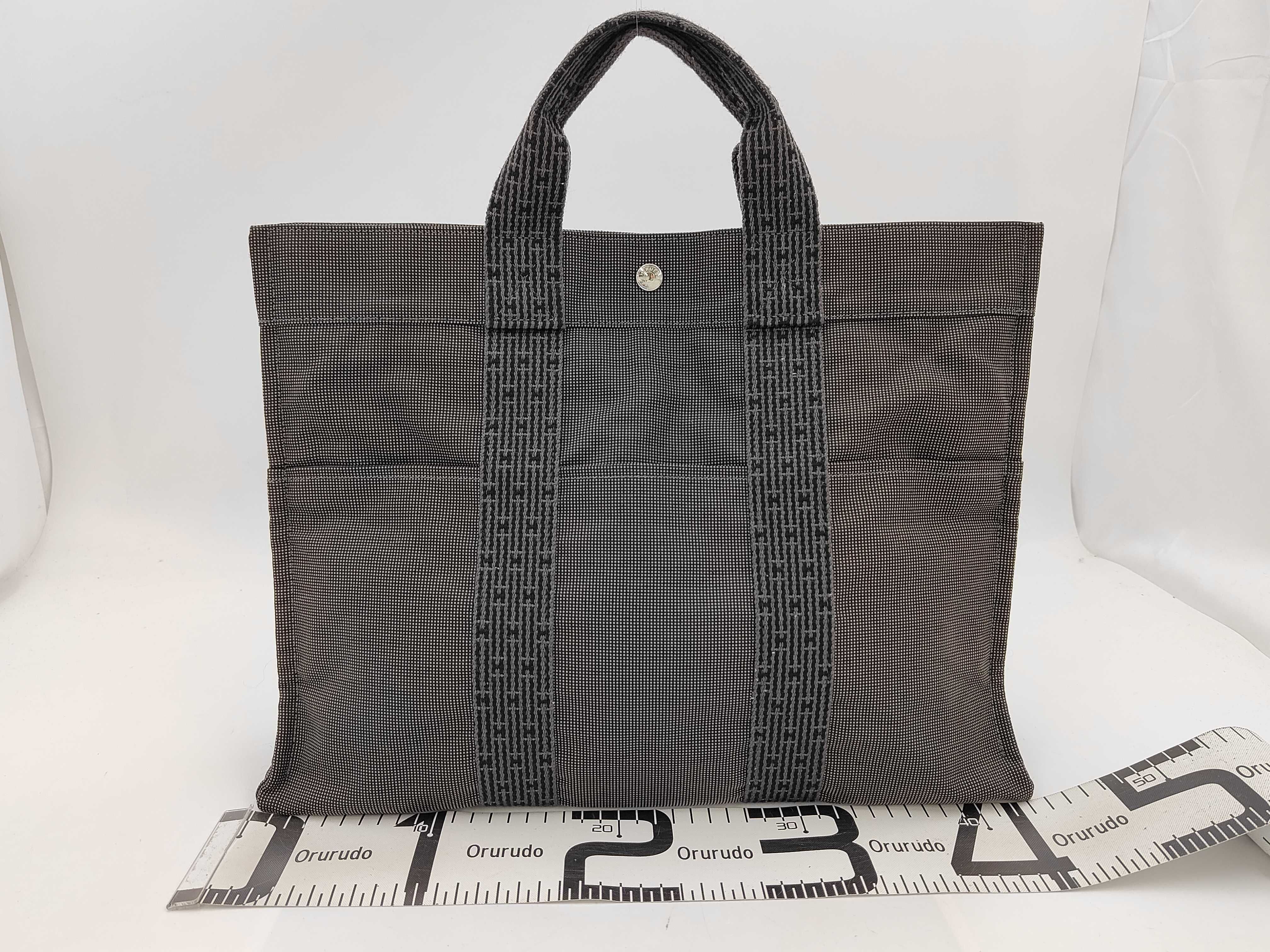 Ale Tote MM Canvas Black Tote Bag — view 2