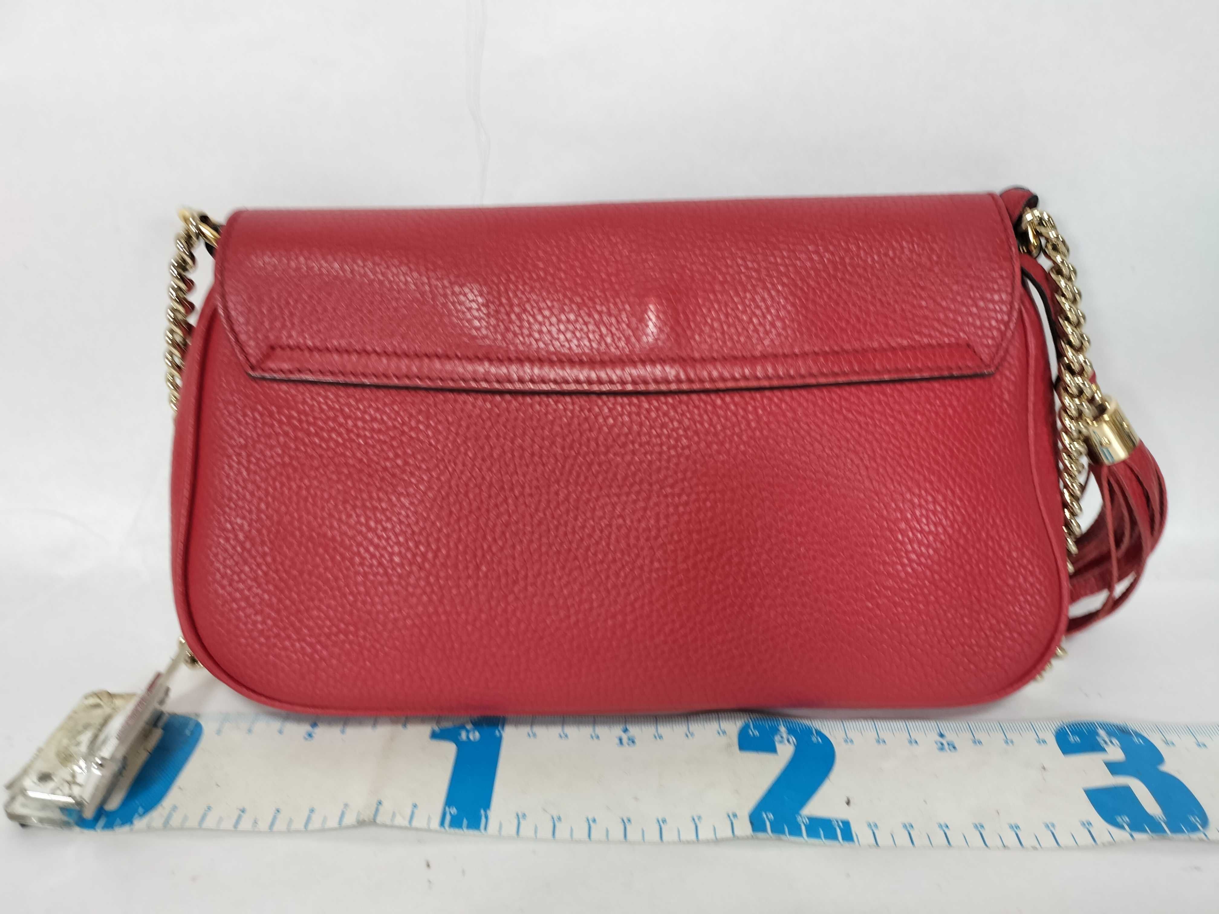 Soho Tassel Chain Crossbody Bag Red Shoulder Bag — view 2
