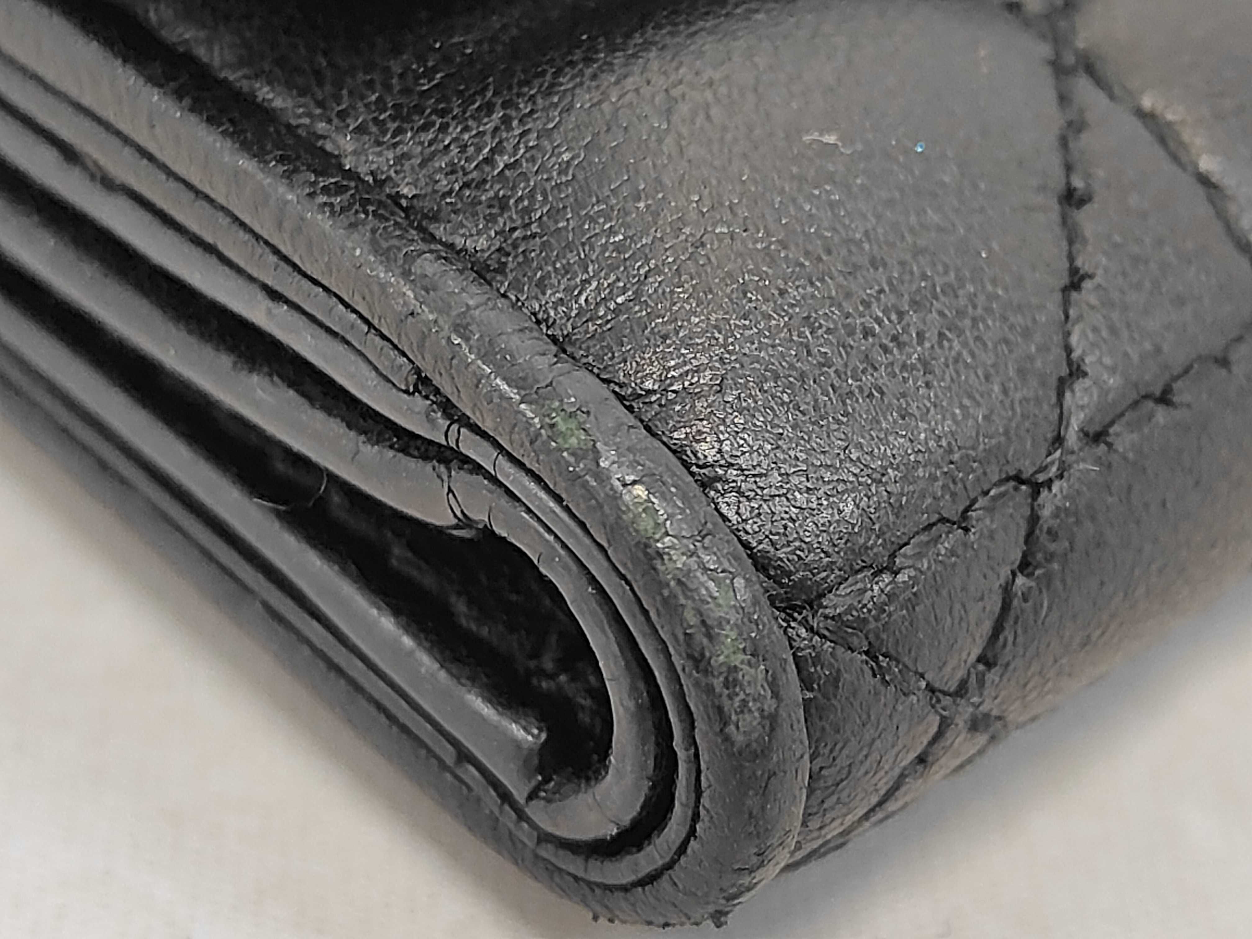 Lady Dior Bi-fold Wallet Leather BLACK Wallet — view 4