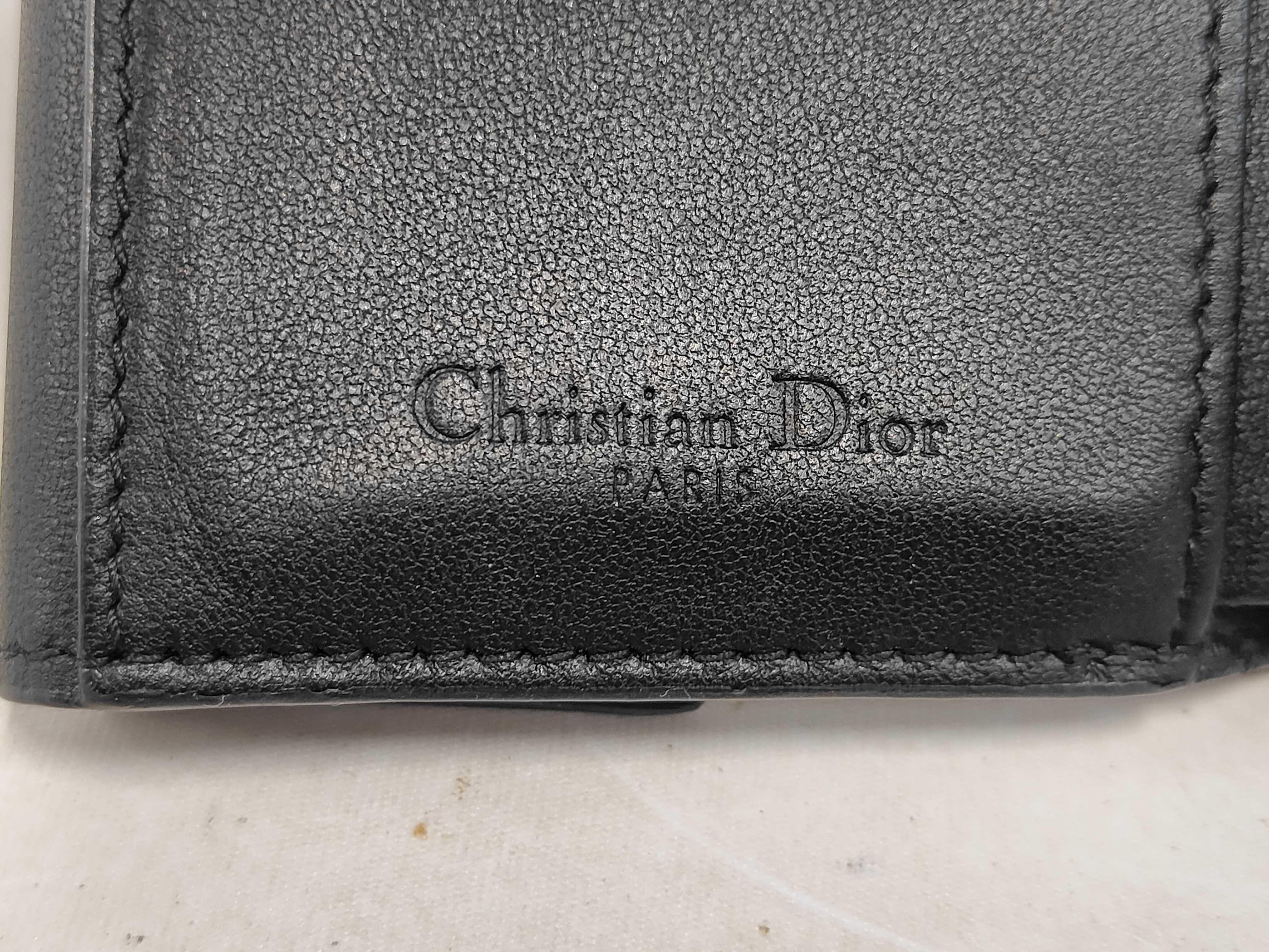 Lady Dior Bi-fold Wallet Leather BLACK Wallet — view 5