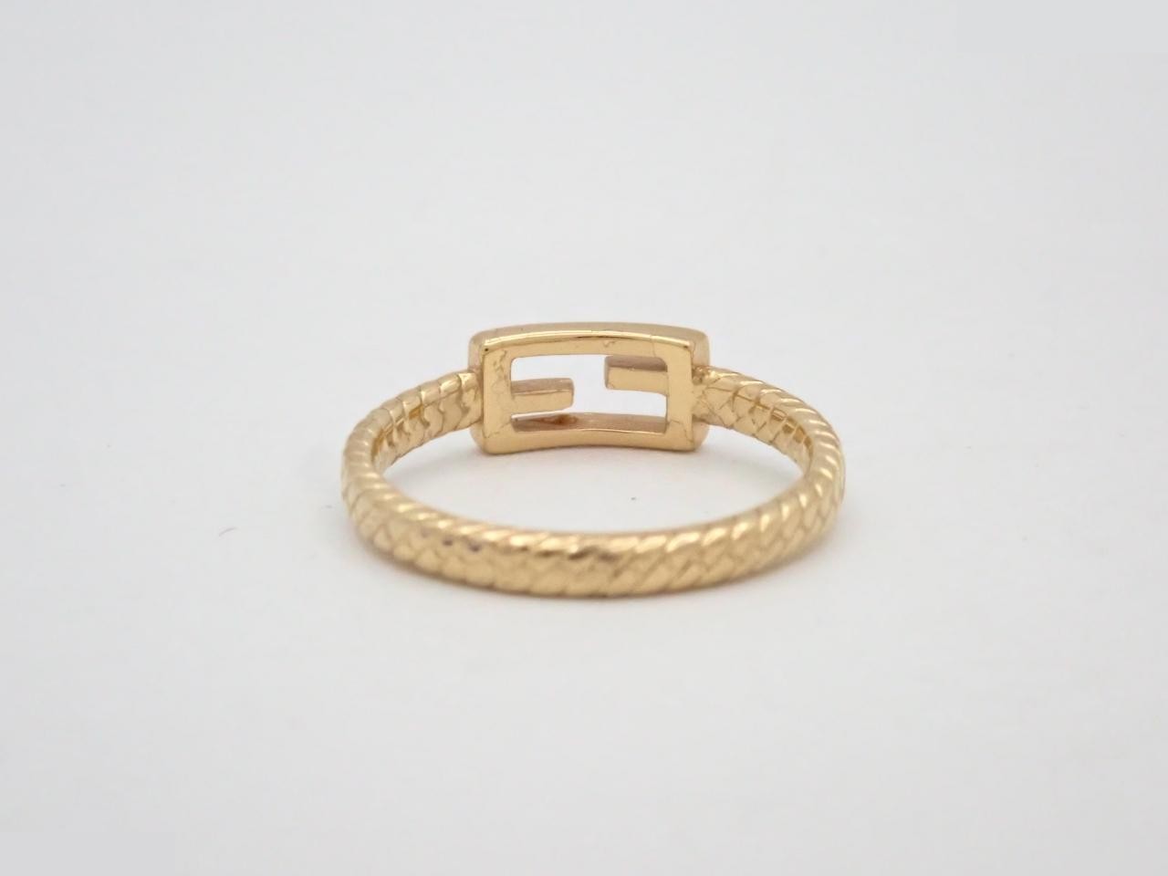 Bucket Ring, Gold, Size #11 — view 2