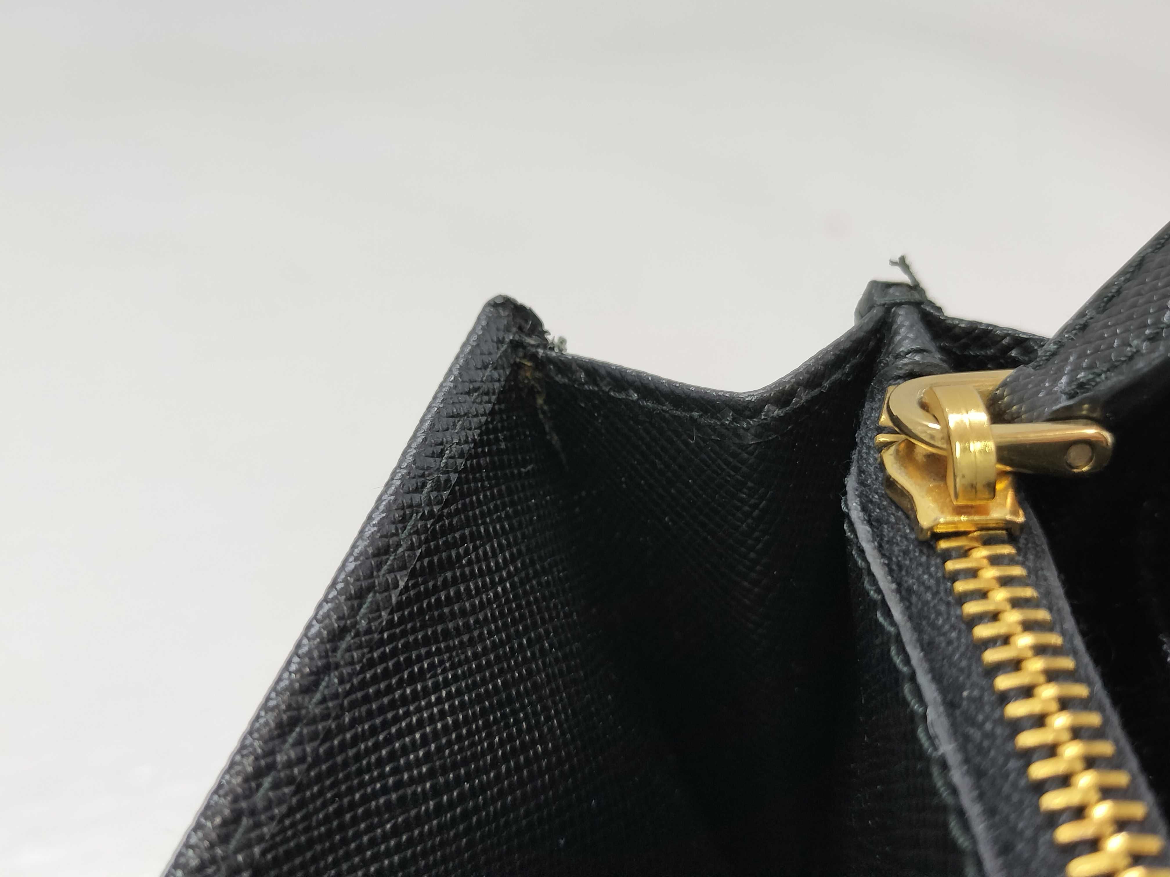 KR- Saffiano WOC Chain Wallet Black 1M1290 Shoulder Bag — view 12
