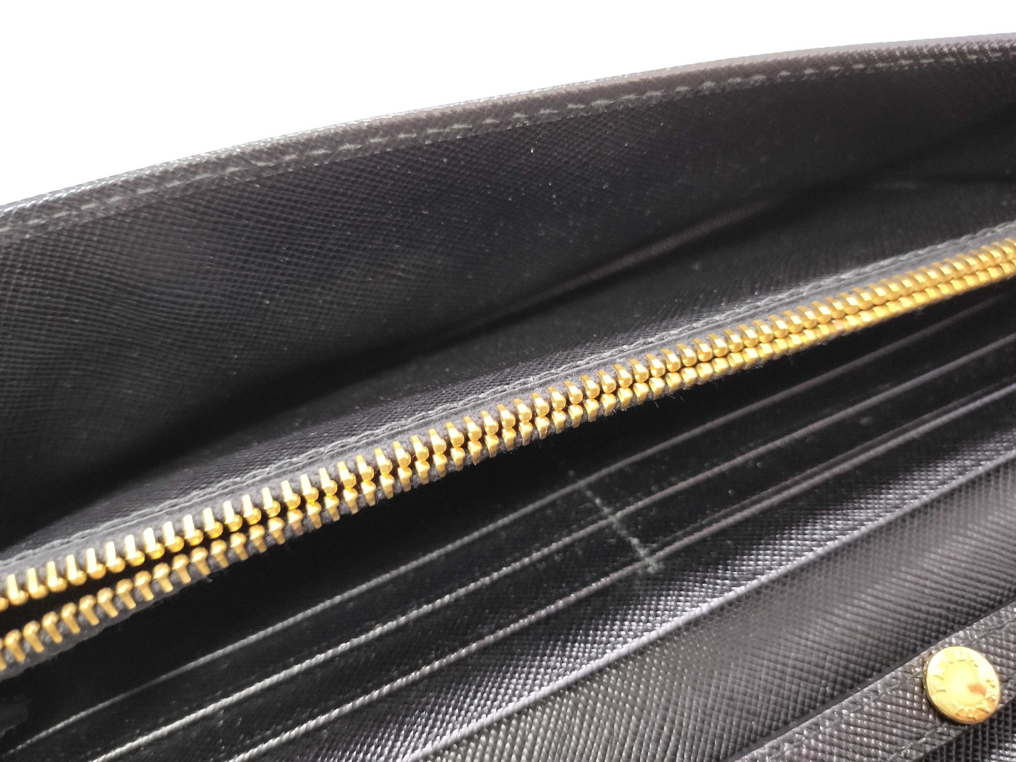 KR- Saffiano WOC Chain Wallet Black 1M1290 Shoulder Bag — view 7