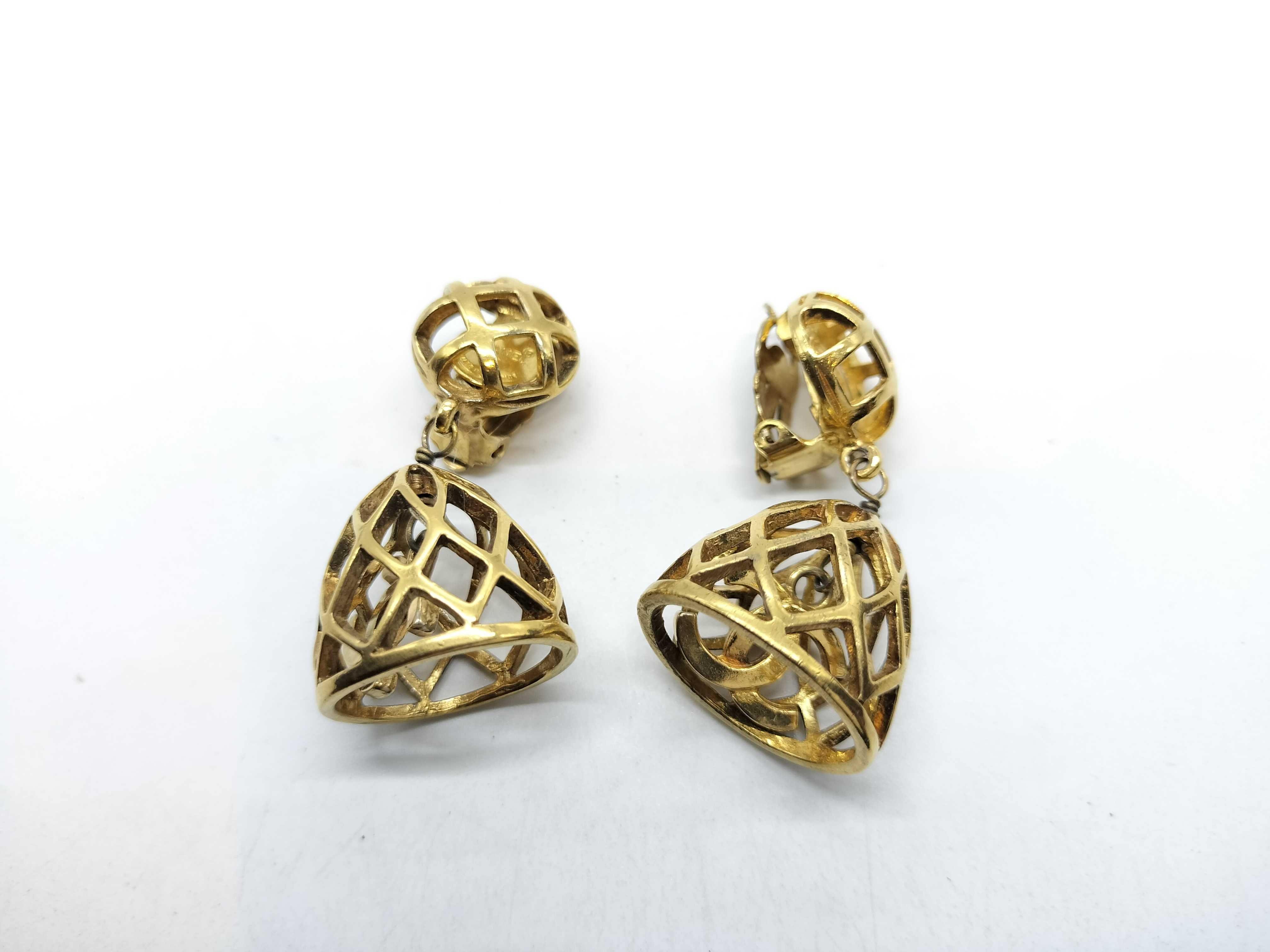 earrings, Coco Mark, birdcage earrings