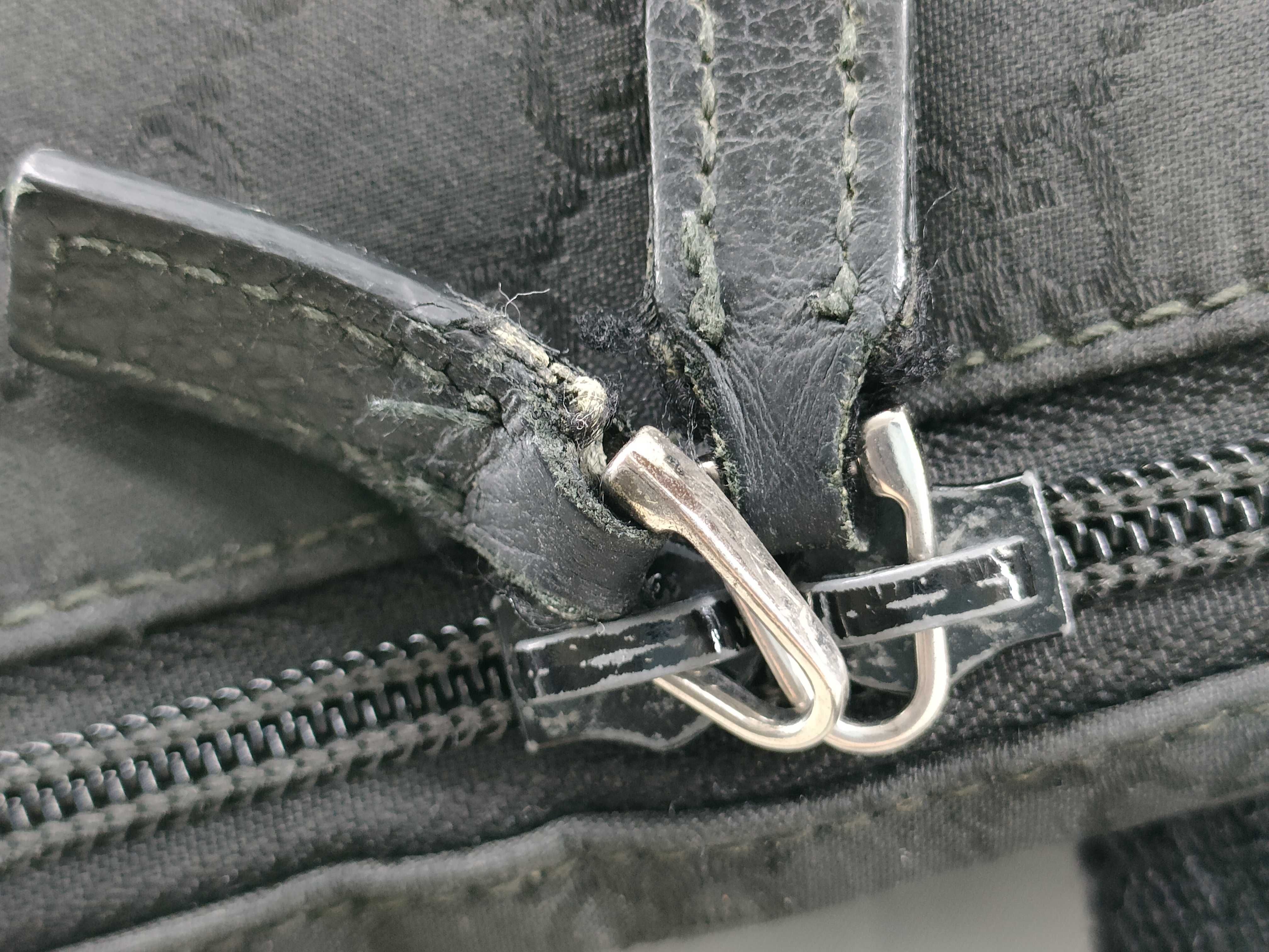 GG Canvas Backpack Bag Black Rucksack — view 11