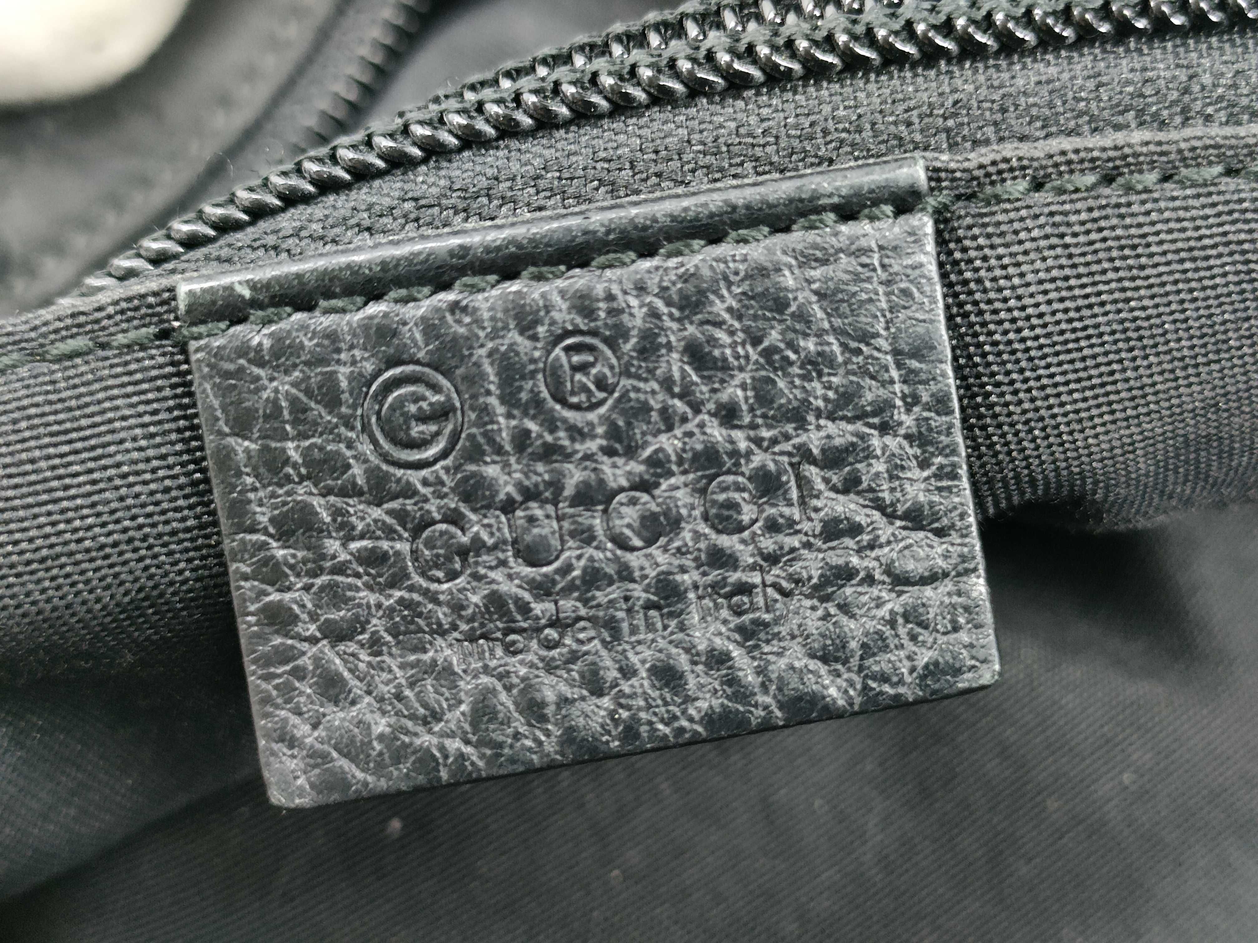 GG Canvas Backpack Bag Black Rucksack — view 15