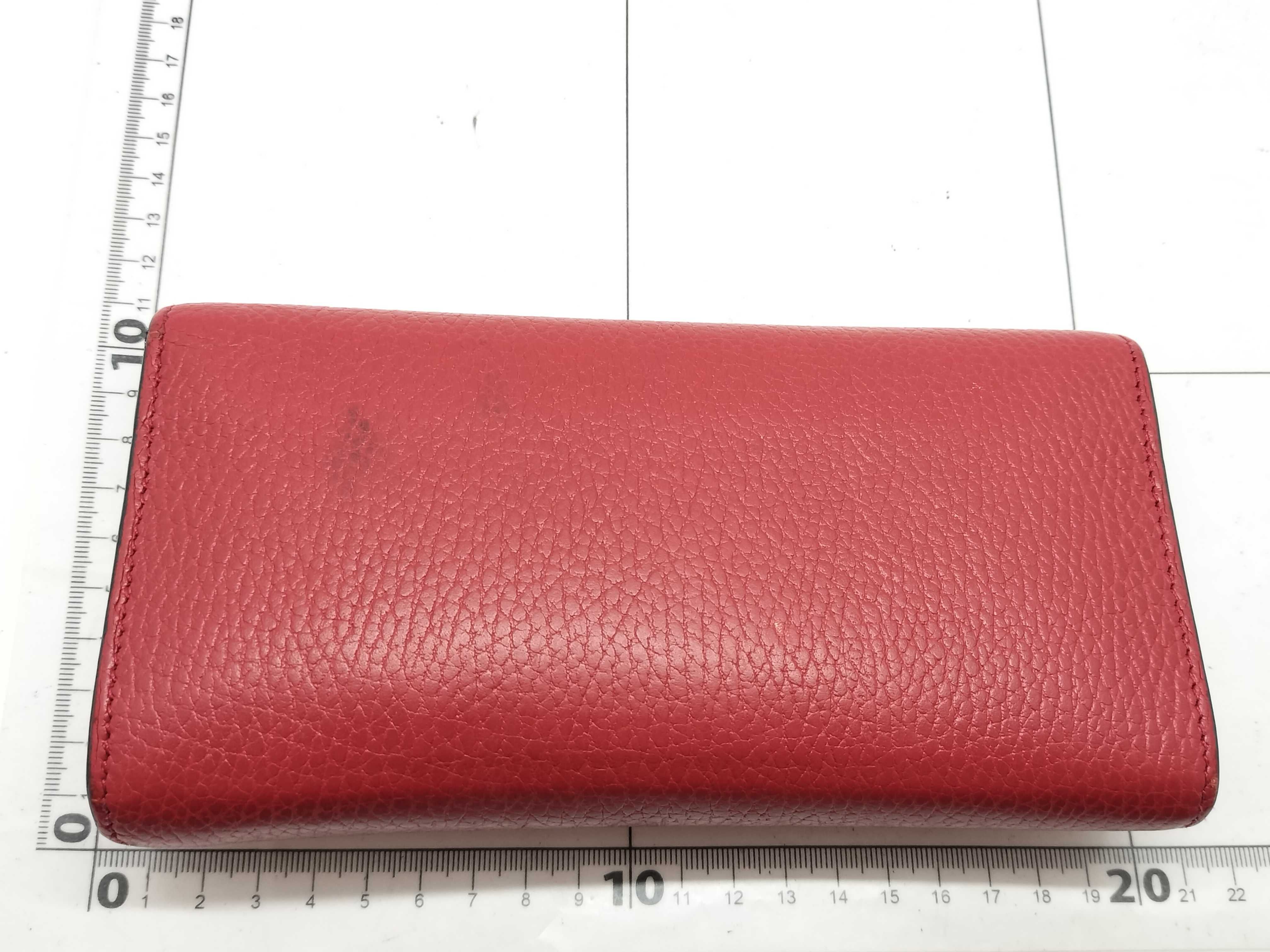 GG Canvas Red Long Wallet — view 2