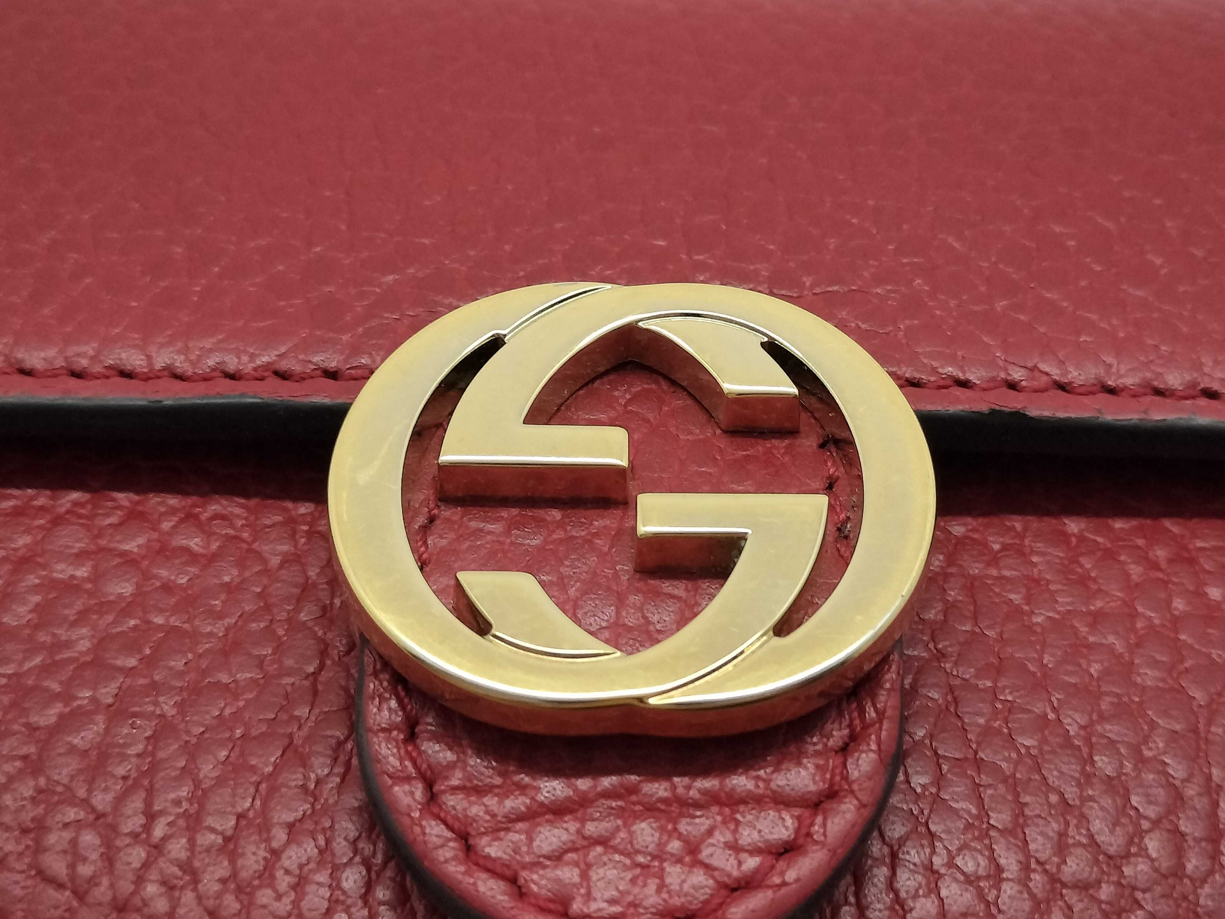 GG Canvas Red Long Wallet — view 14
