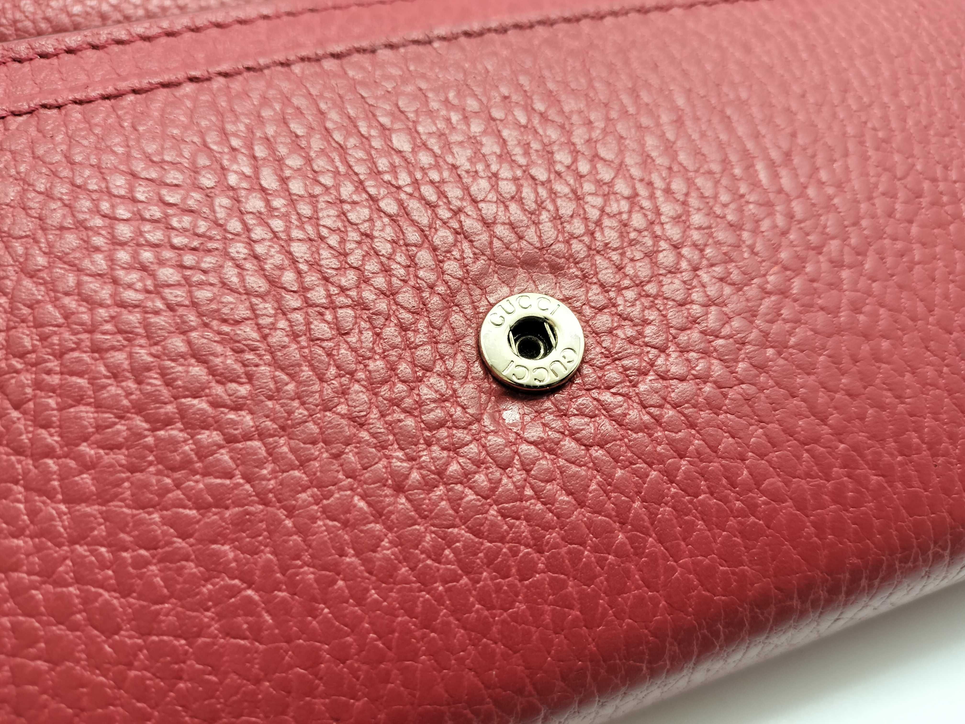 GG Canvas Red Long Wallet — view 15