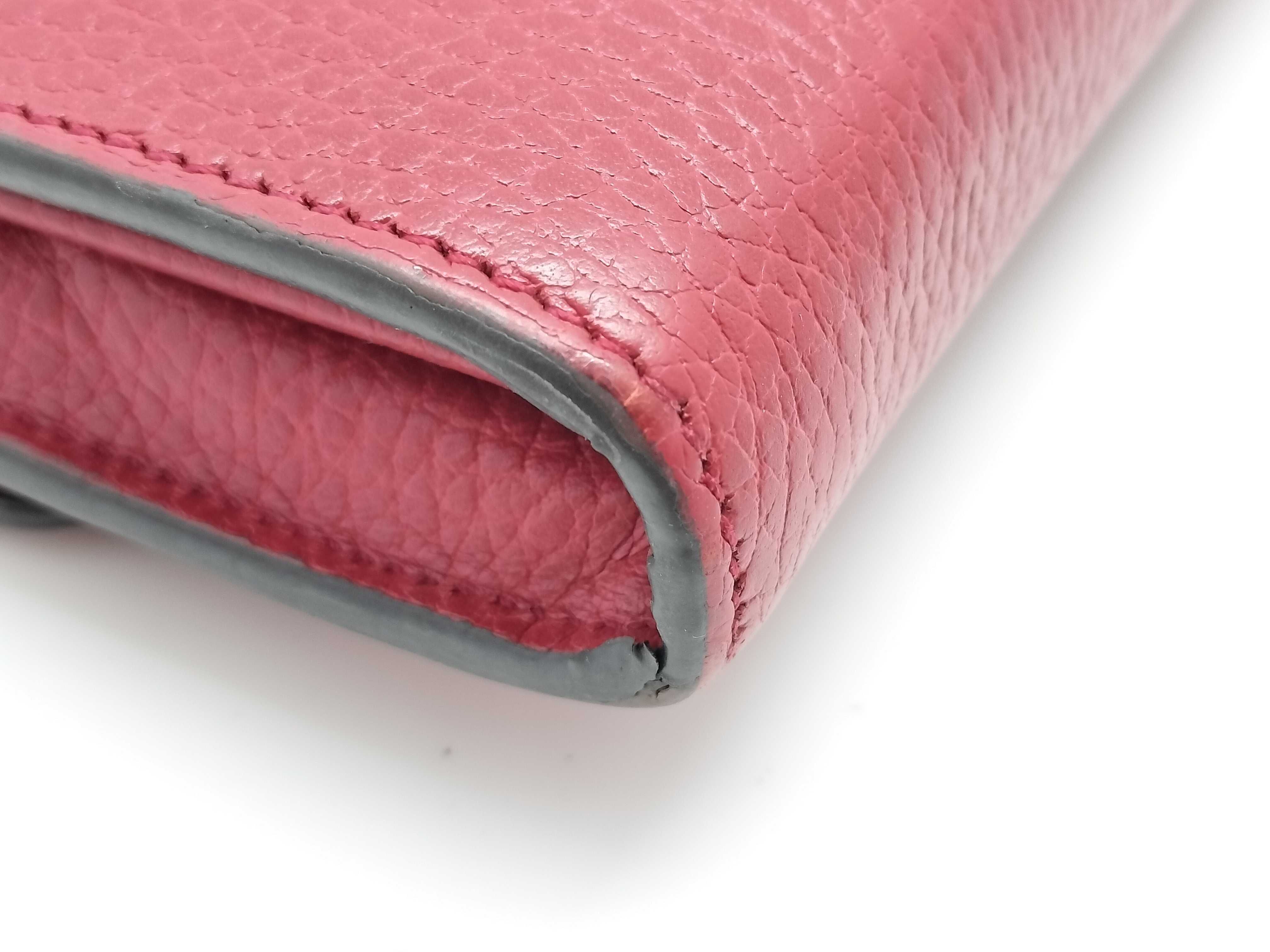 GG Canvas Red Long Wallet — view 3