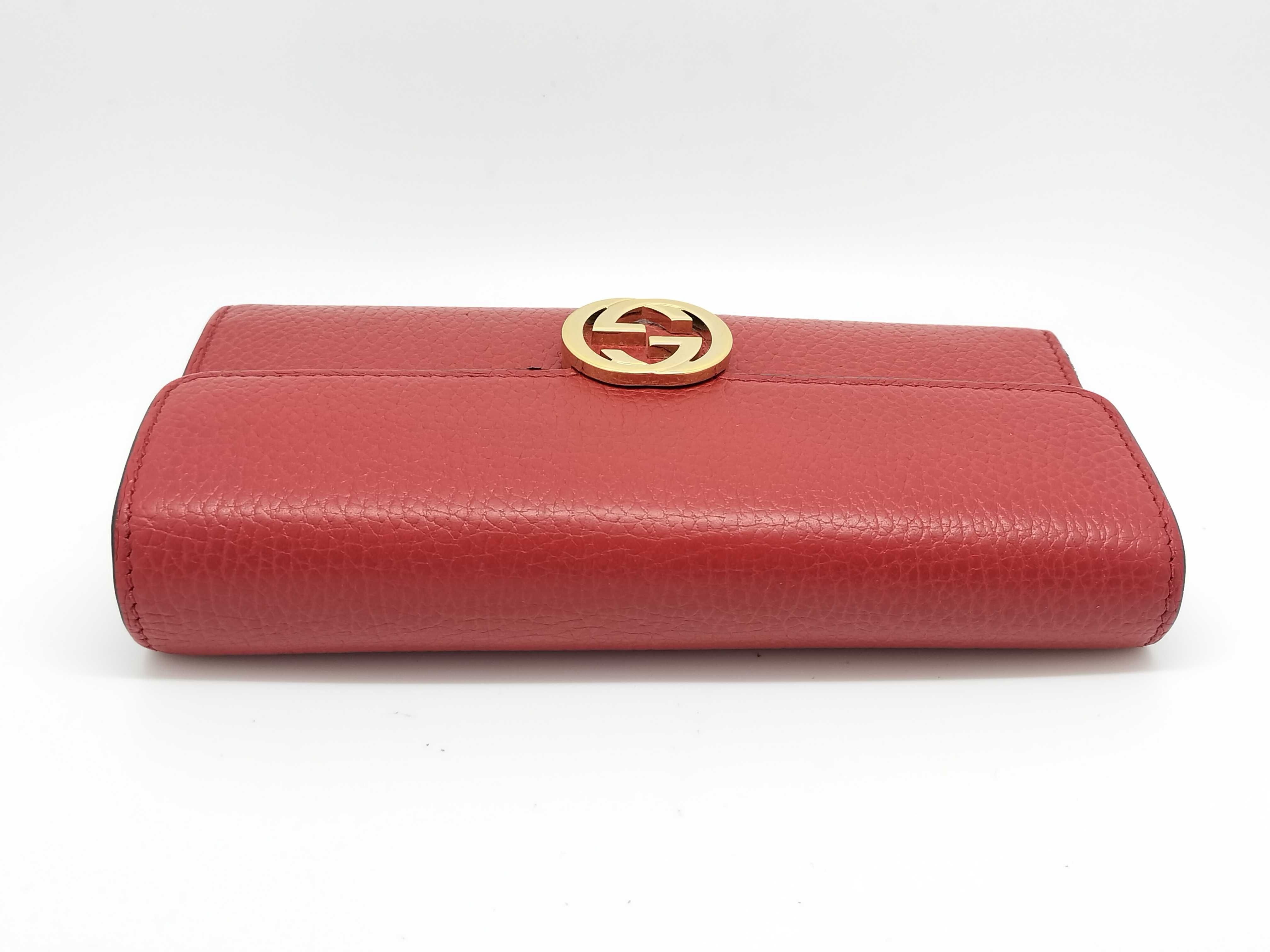 GG Canvas Red Long Wallet — view 6