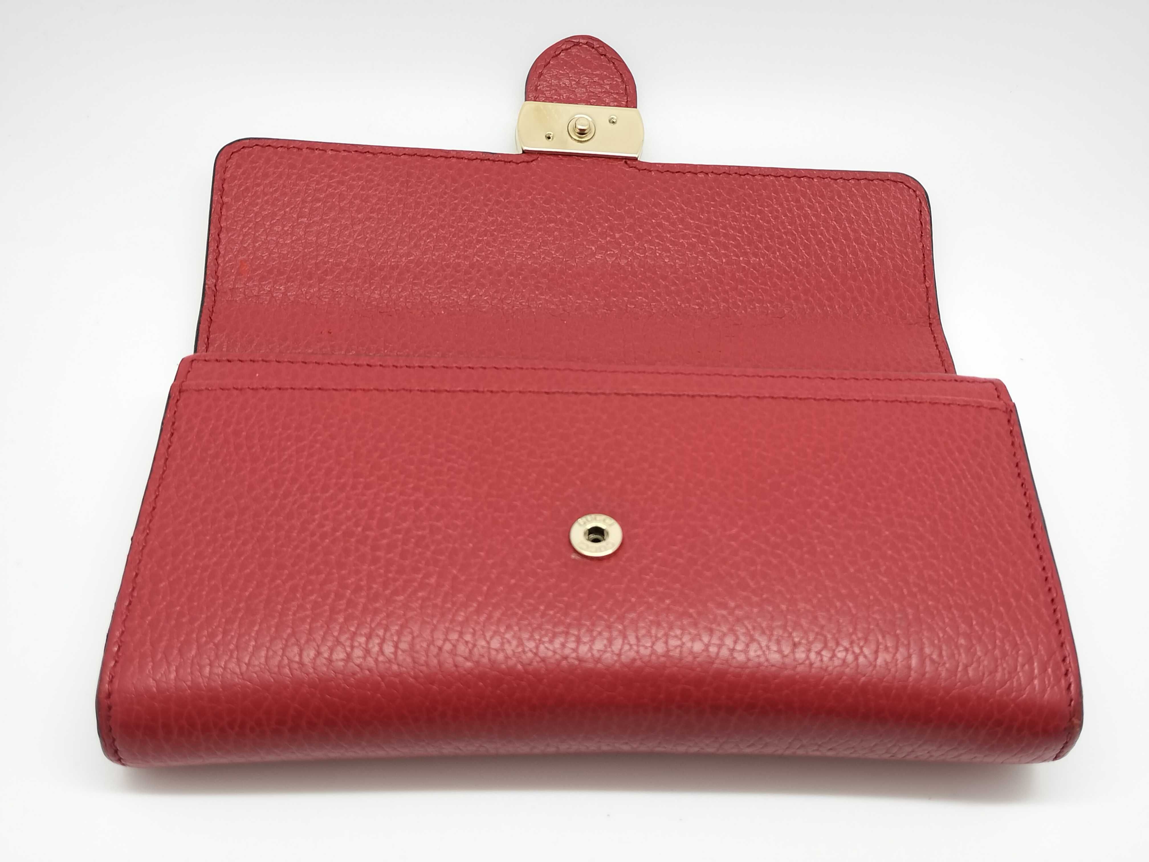 GG Canvas Red Long Wallet — view 7