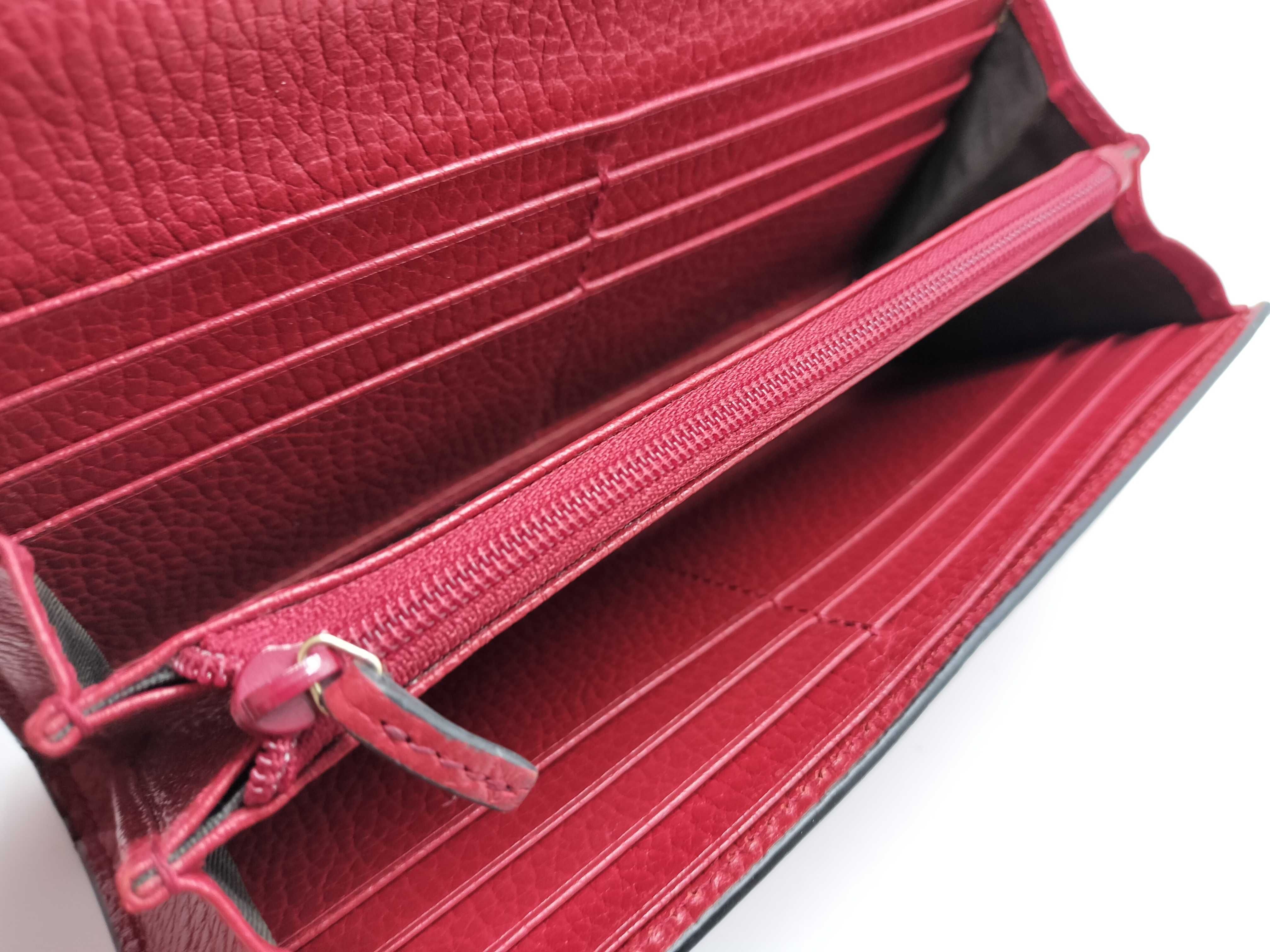 GG Canvas Red Long Wallet — view 8