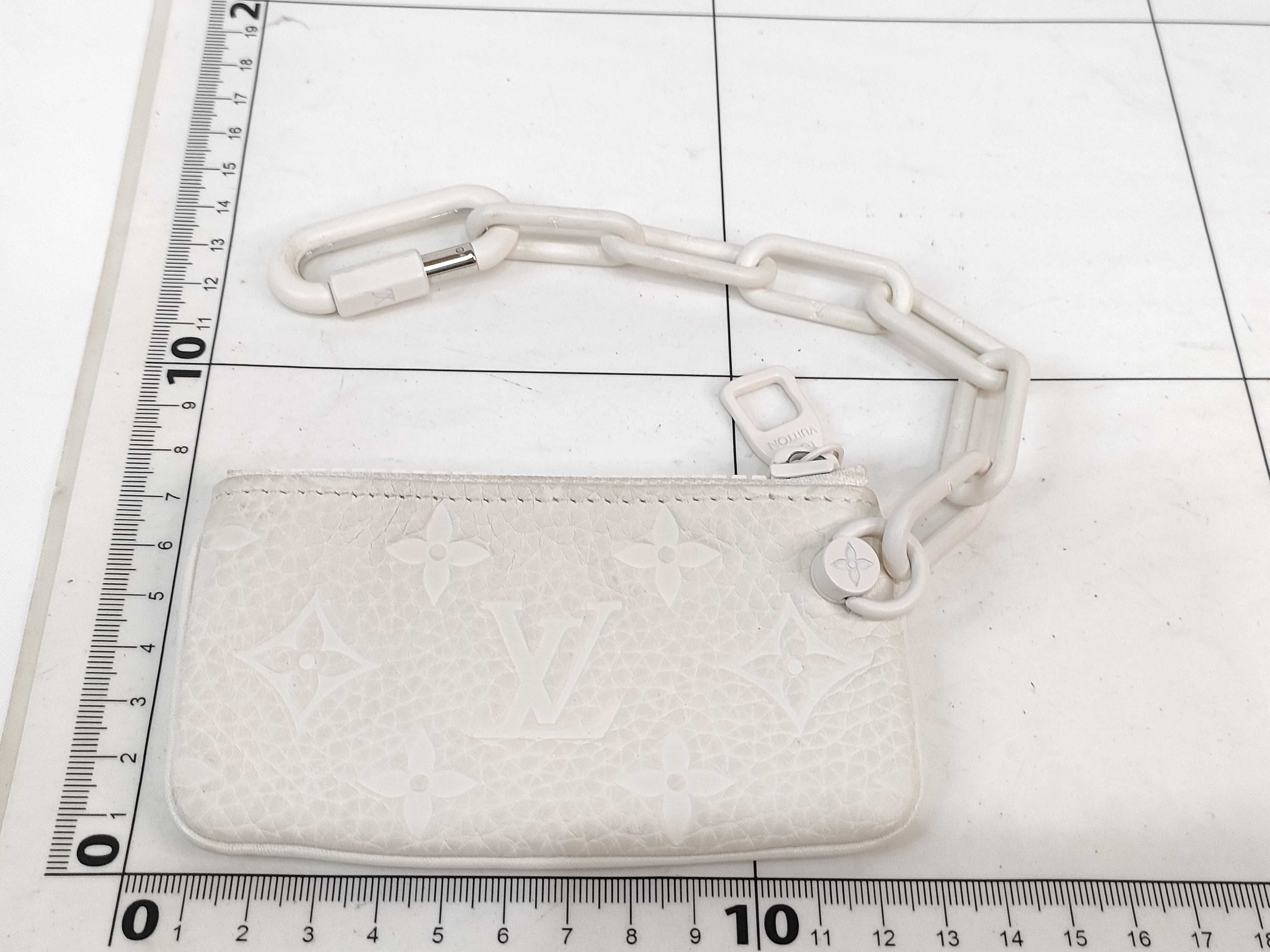 Monogram M67451 Pochette Cle Virgil Abloh Taurillon White Coin Purse — view 2