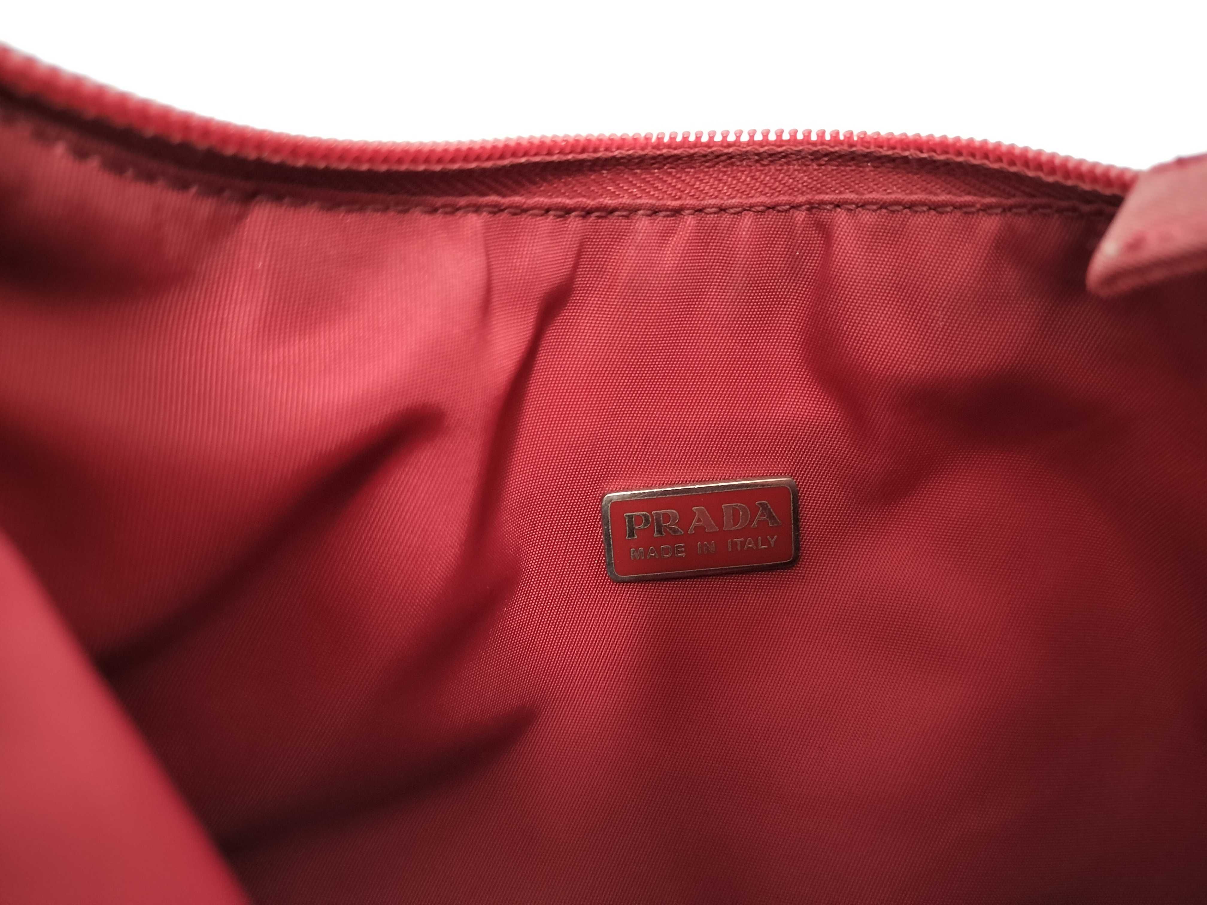 handbag, nylon, red handbag — view 15