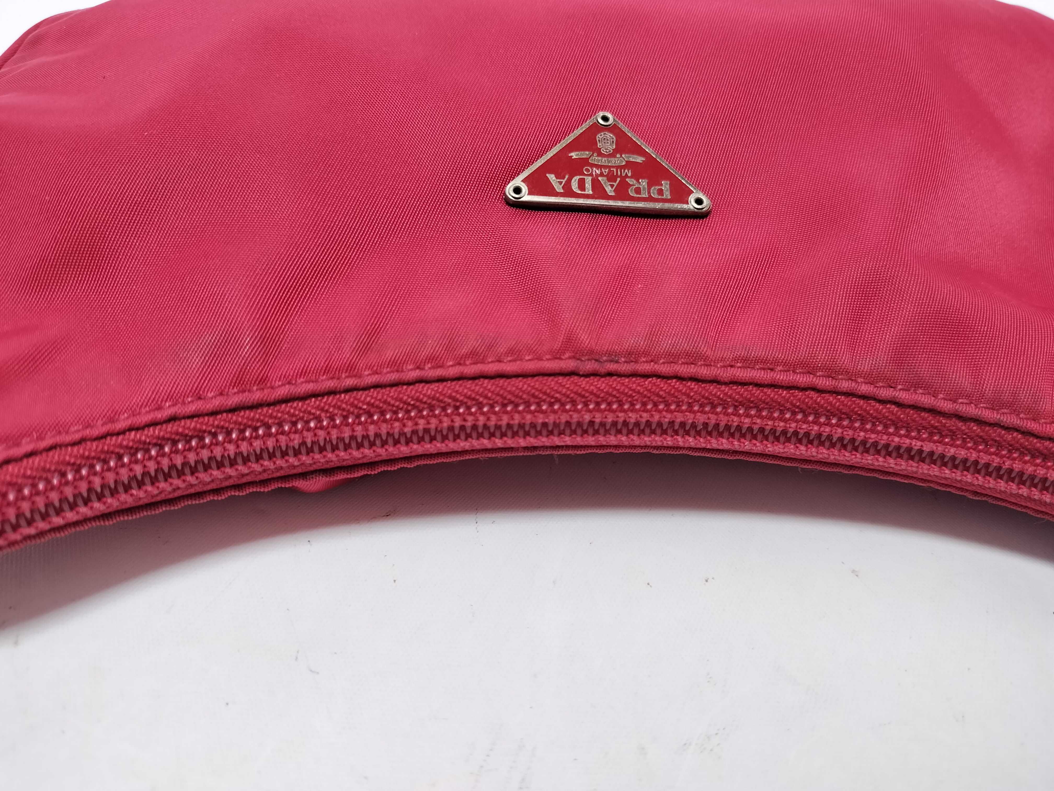 handbag, nylon, red handbag — view 4