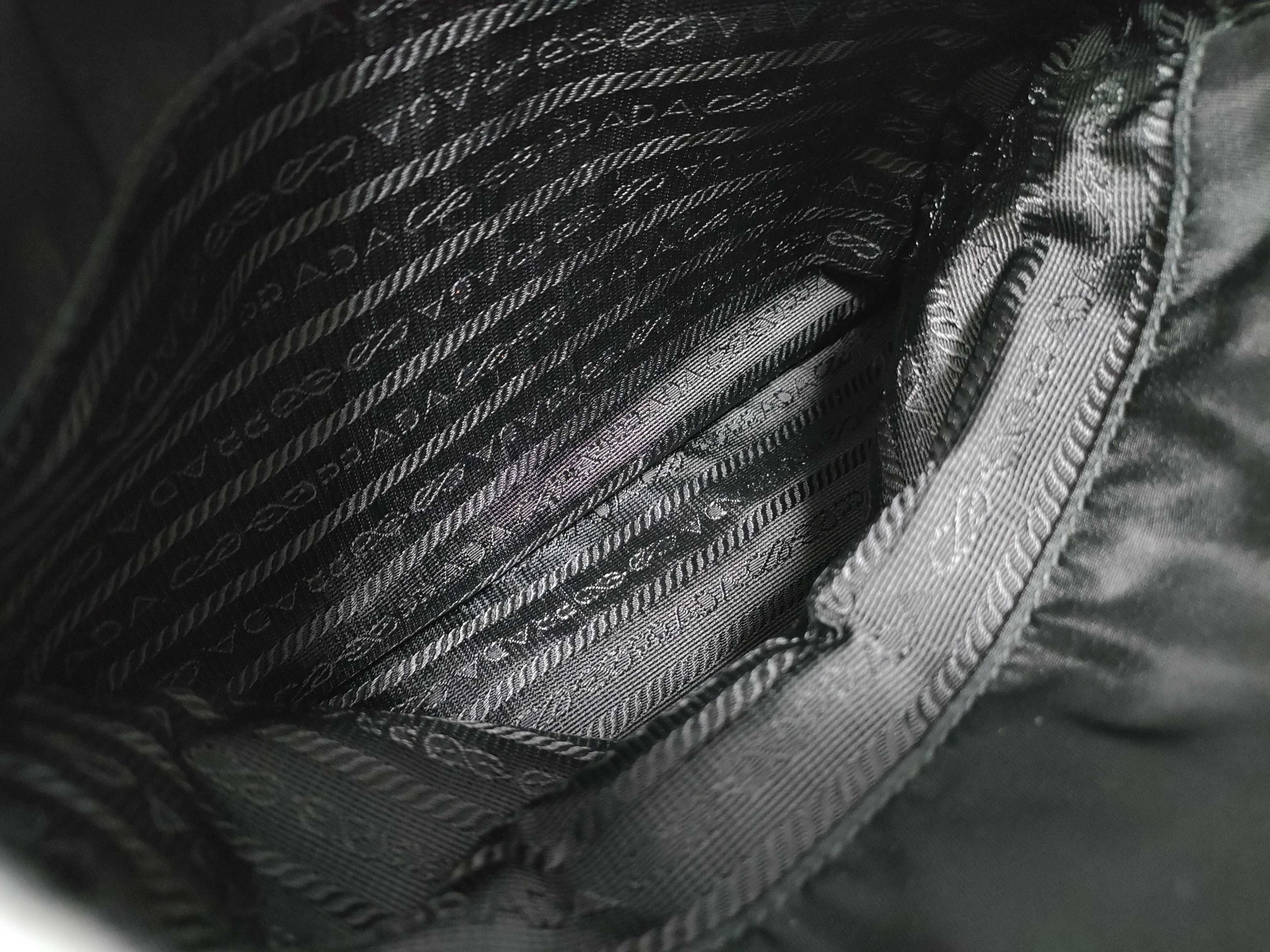 Nylon Chain Triangle Logo Handbag Tote Bag — view 10